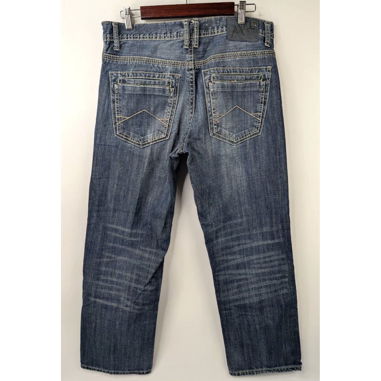 Vintage TK Axel Treadwell Jeans Blue Cotton Relaxed Straight Adult Mens 32x29 5-Pocket Denim Vintage? No Size US 32 / EU 48 - 4 Thumbnail