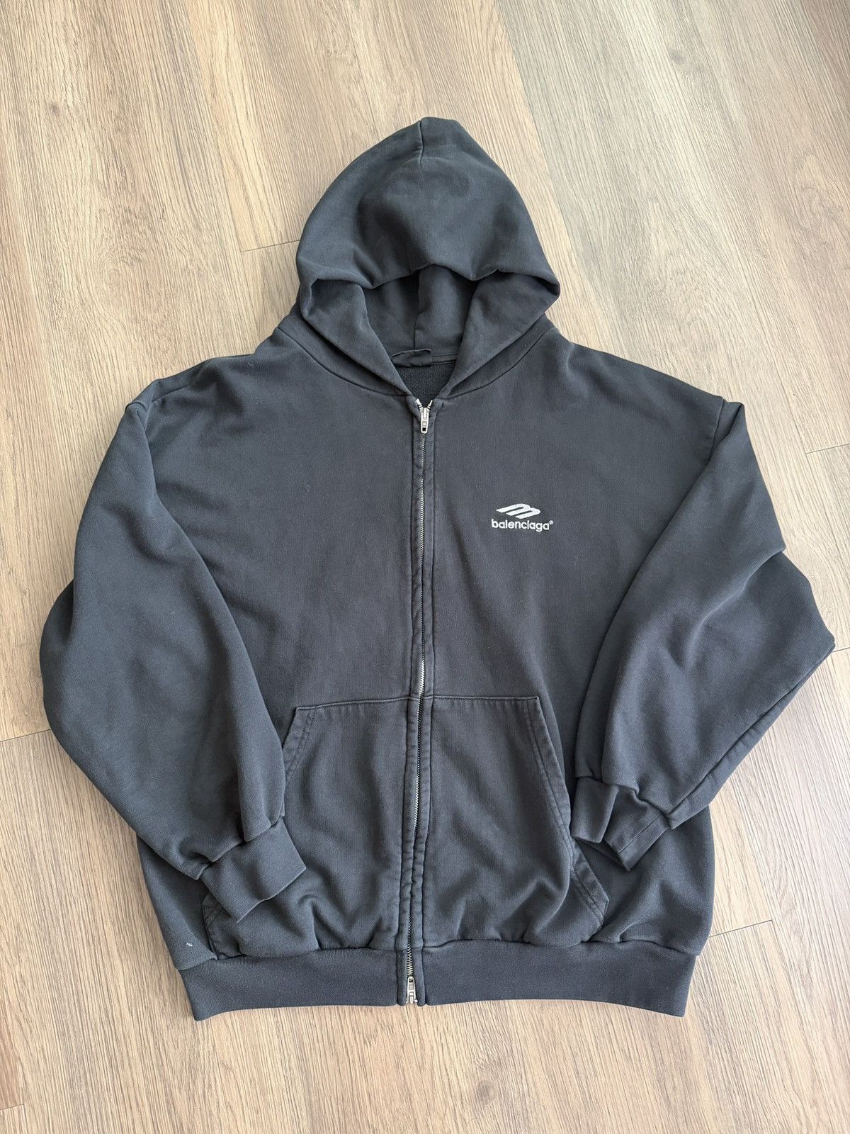Balenciaga Balenciaga 23SS Zip Hoodie Sweatshirt | Grailed