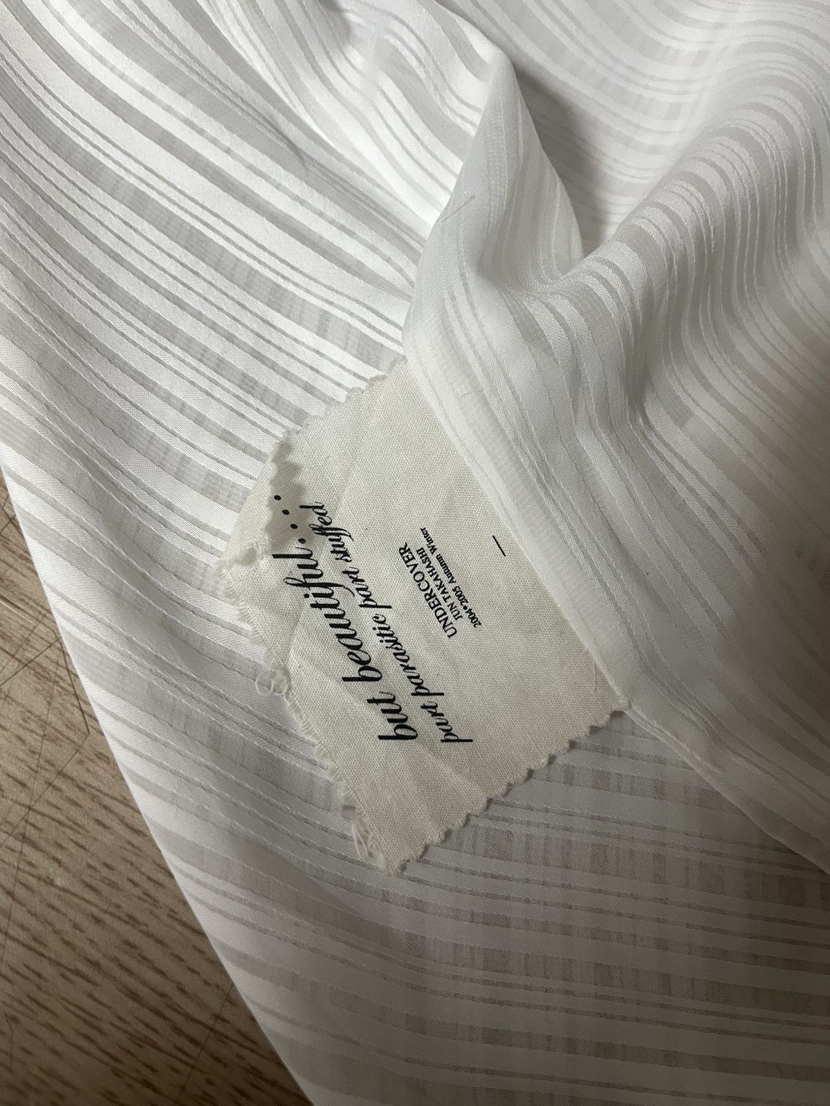 Undercover M aw04 But Beautiful sheer assymetric blouse shirt Size US M / EU 48-50 / 2 - 10 Thumbnail