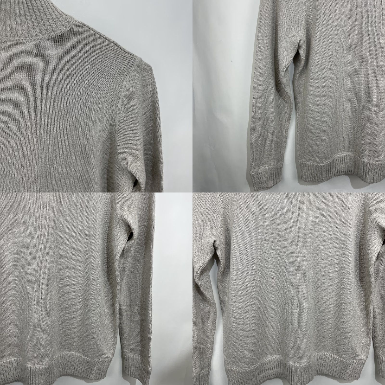 Eddie Bauer VINTAGE Eddie Bauer Knit 1/4 Zip Sweater Mens XL Beige Pullover Adult Size US XL / EU 56 / 4 - 10 Thumbnail
