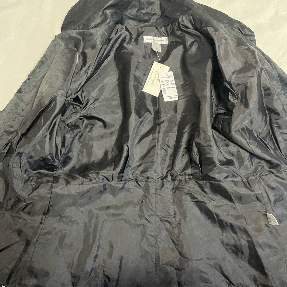 Other NWT New Christopher & Banks Black Crinkle Cotton Blend Jack Size M / US 6-8 / IT 42-44 - 6 Thumbnail