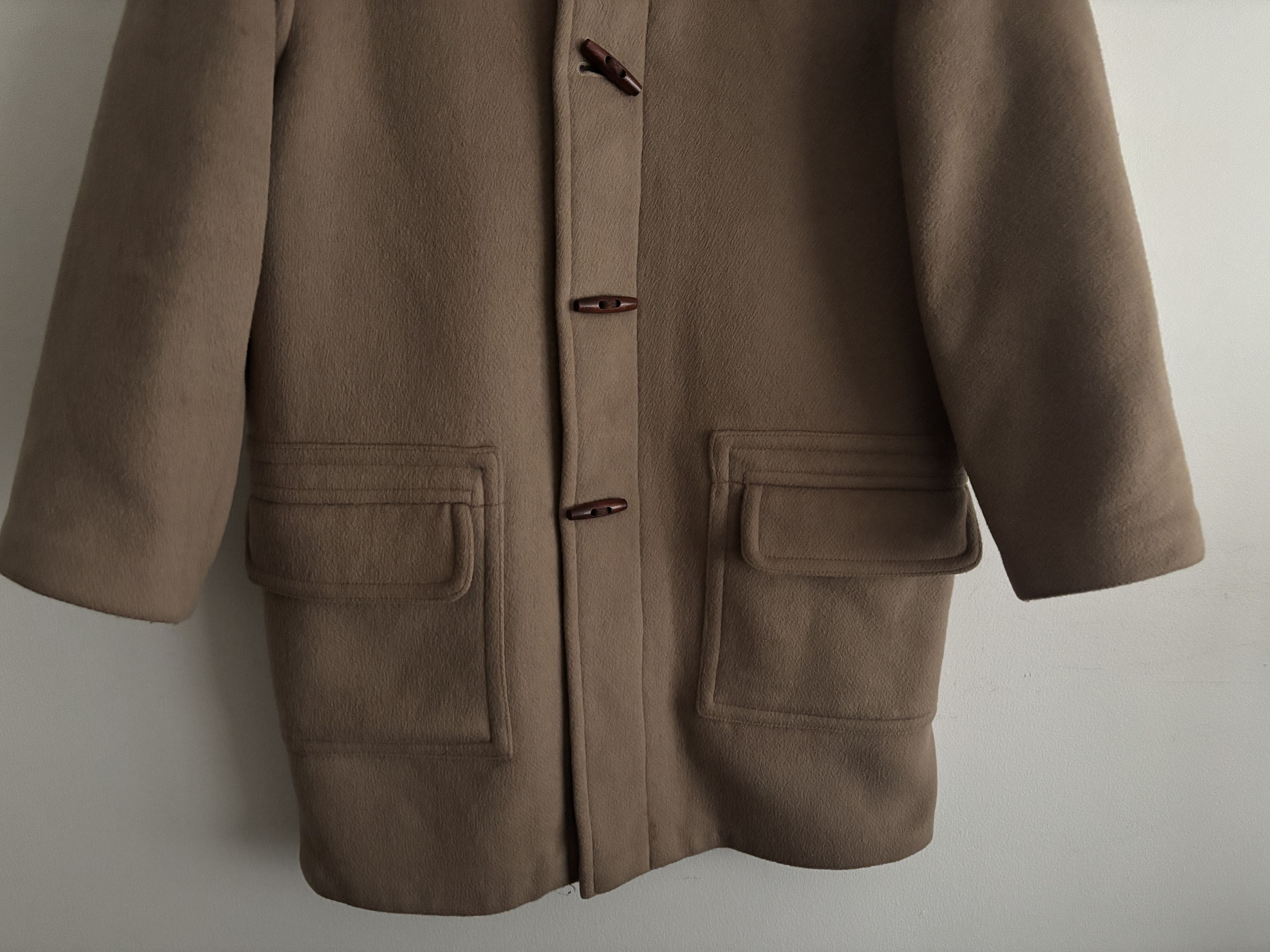 Gloverall J. Press Duffle Coat England Tan Wool Overcoat - 38/ Medium Size US M / EU 48-50 / 2 - 2 Thumbnail
