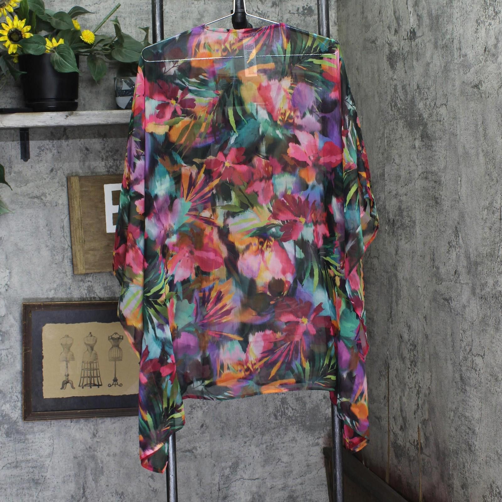 Lauren Ralph Lauren Nwt Lauren Ralph Lauren Up Jungle Paradise Pink Multi S/m Size ONE SIZE - 2 Thumbnail