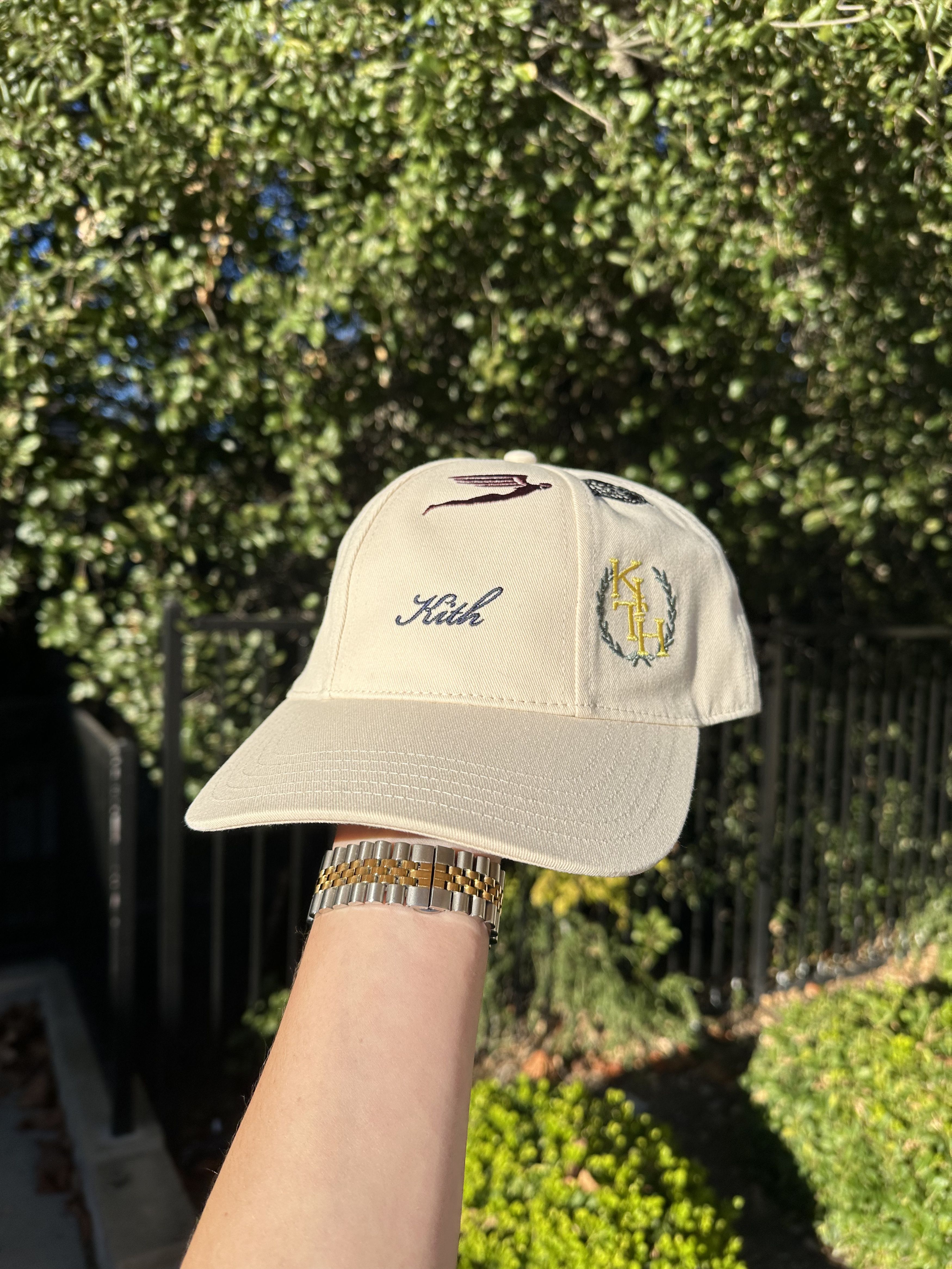 Kith All Over Patch Cricket Cap - Sandrift - One Size