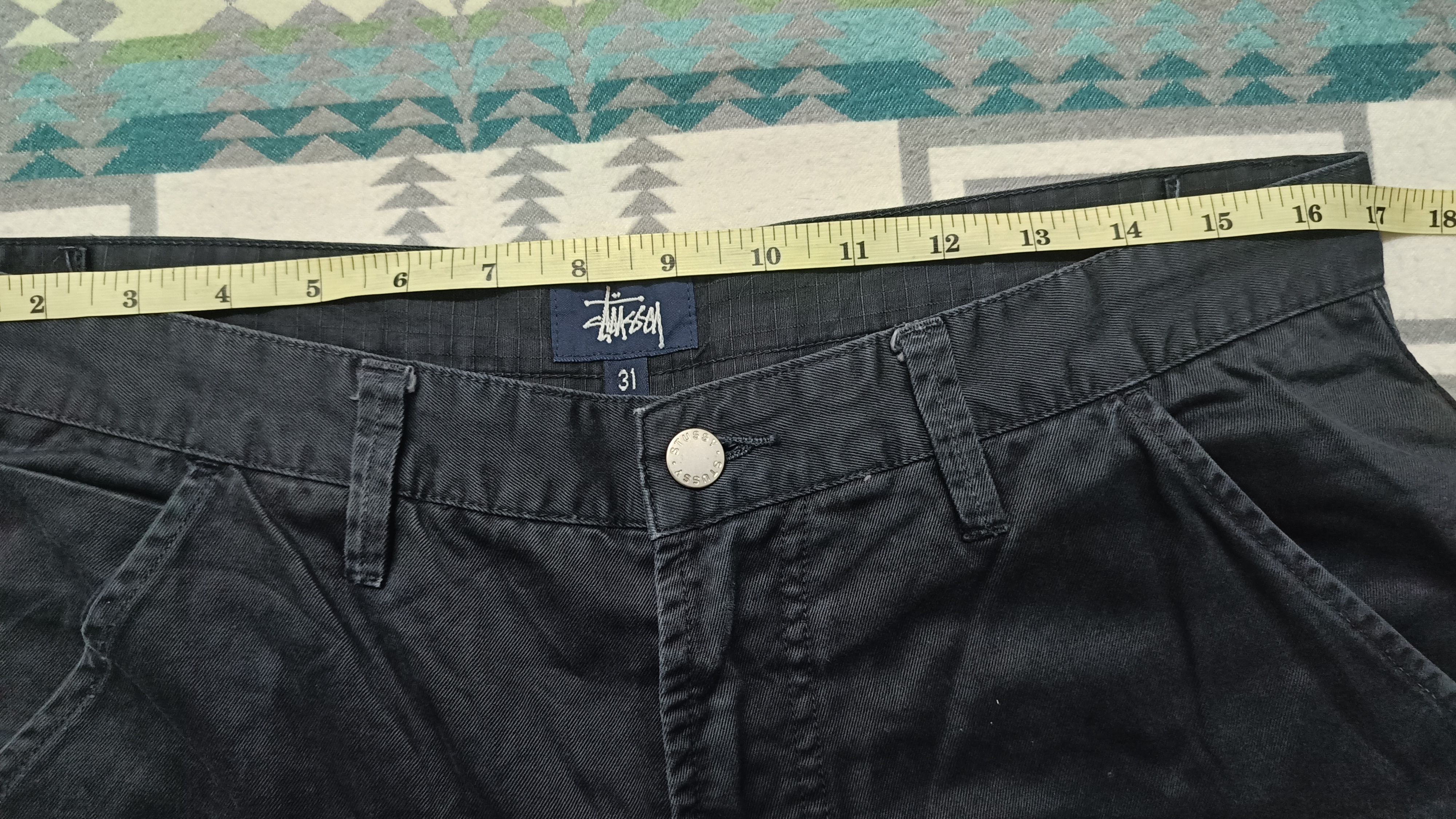 Stussy × Vintage 🔥🔥 Rare Vintage Stussy Black Pants Size US 33 - 9 Thumbnail