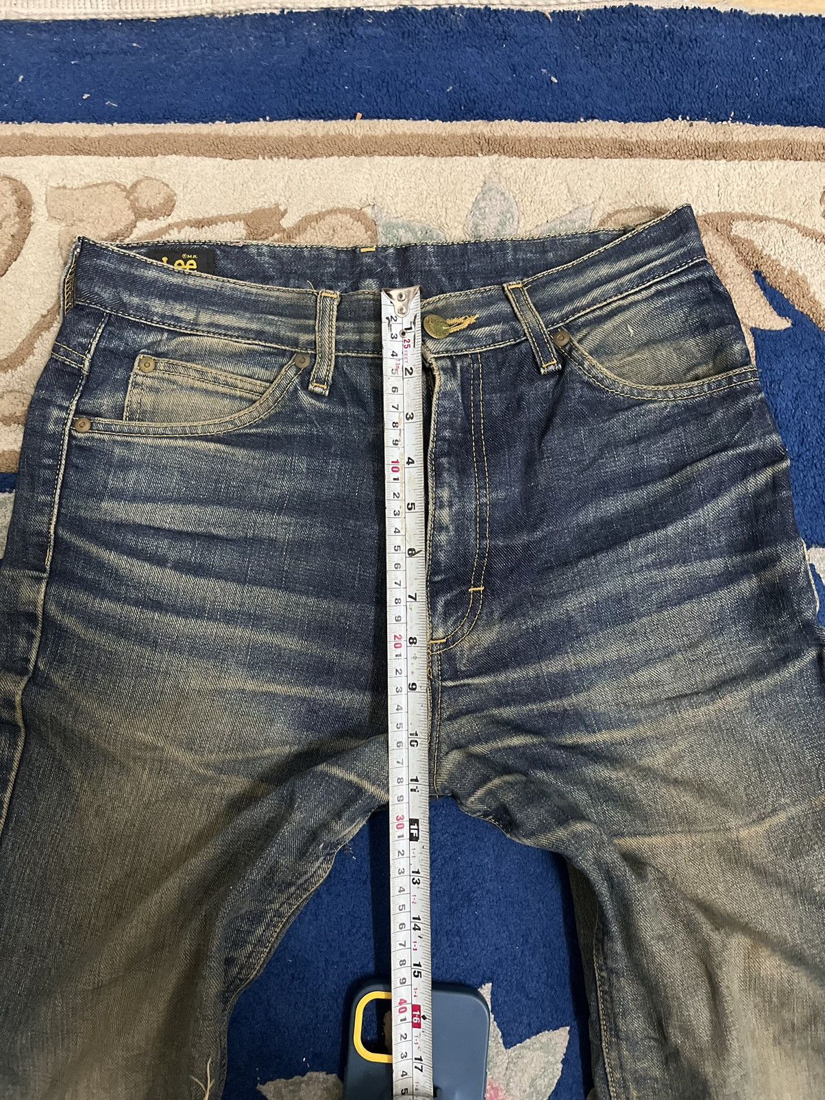 Lee Vintage Lee Riders MudWashed Distressed Style Jeans Size US 29 - 13 Thumbnail