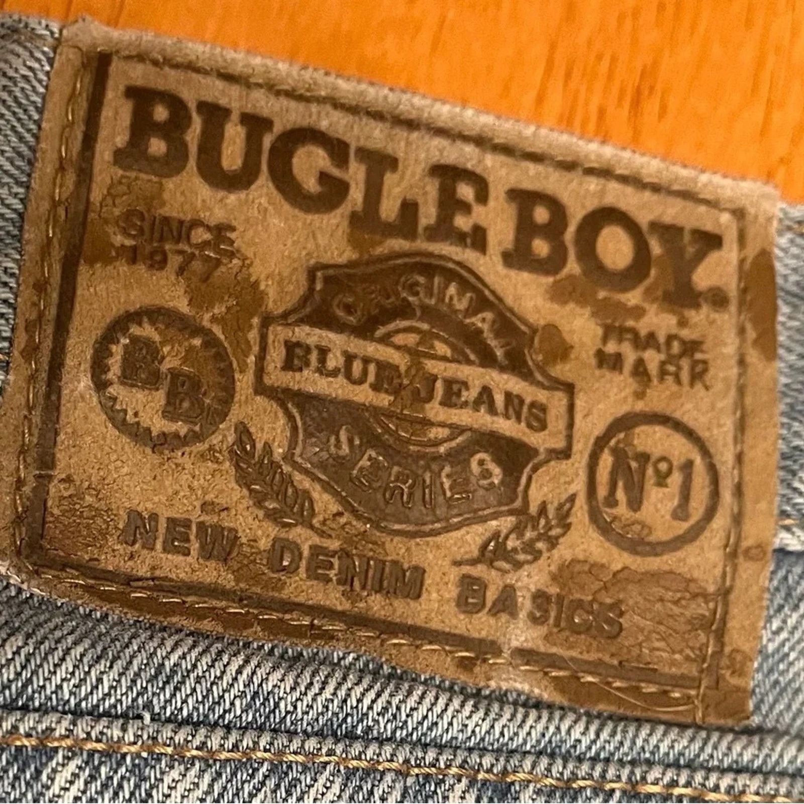 Bugle Boy Bugle Boy 1970s vintage light washed jeans, size 31/27 Size US 31 - 4 Thumbnail