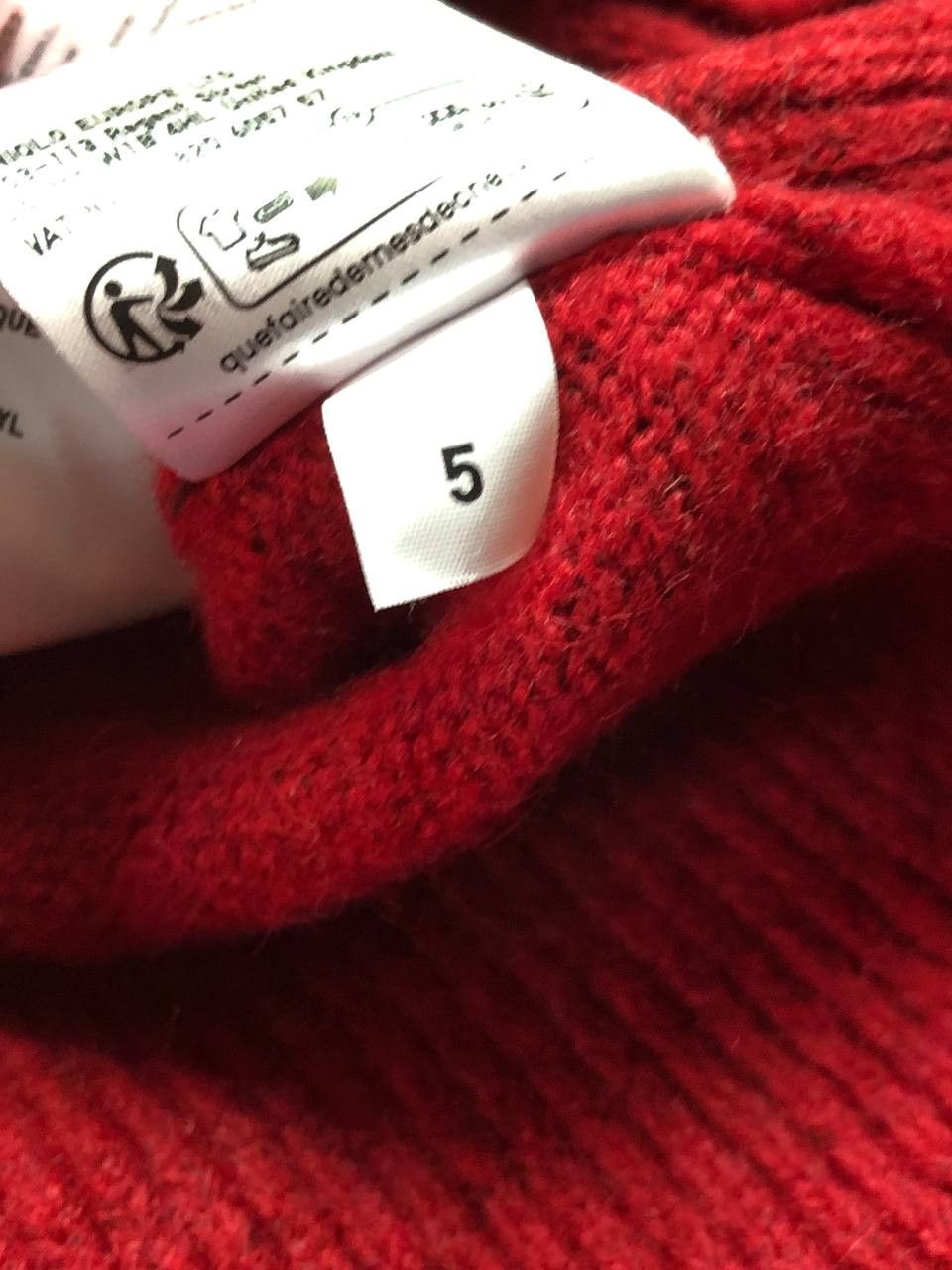 Uniqlo Y2K Vintage red Sweaters Uniqlo x INES DE LA FRESSANGE Size M / US 6-8 / IT 42-44 - 7 Thumbnail