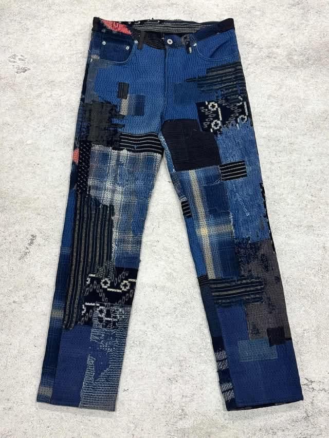 Japanese Brand **CUSTOM** Boro denim jeans Size US 34 / EU 50 - 1 Thumbnail