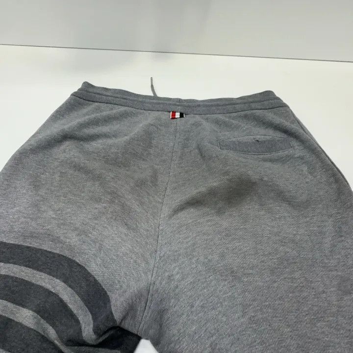 Thom Browne Thom Browne Gray Cotton Mid-Waist Sweatpants -2507 Size US 26 / EU 42 - 2 Thumbnail