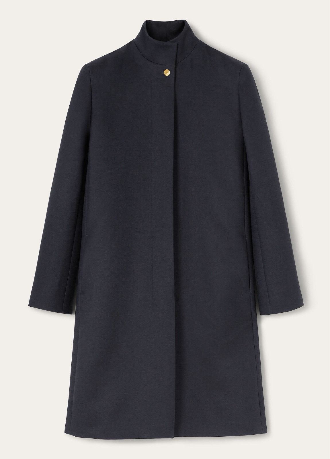 Loro Piana o1srvl11e0526 FAP1172 Danny Car Coat in Navy Blue Size XS / US 0-2 / IT 36-38 - 1 Thumbnail