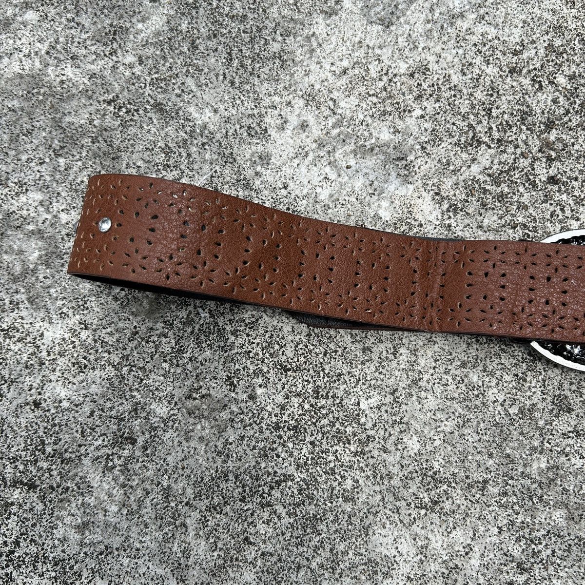 Vintage Vintage studded leather belt (Kapital Style) Size ONE SIZE - 6 Thumbnail
