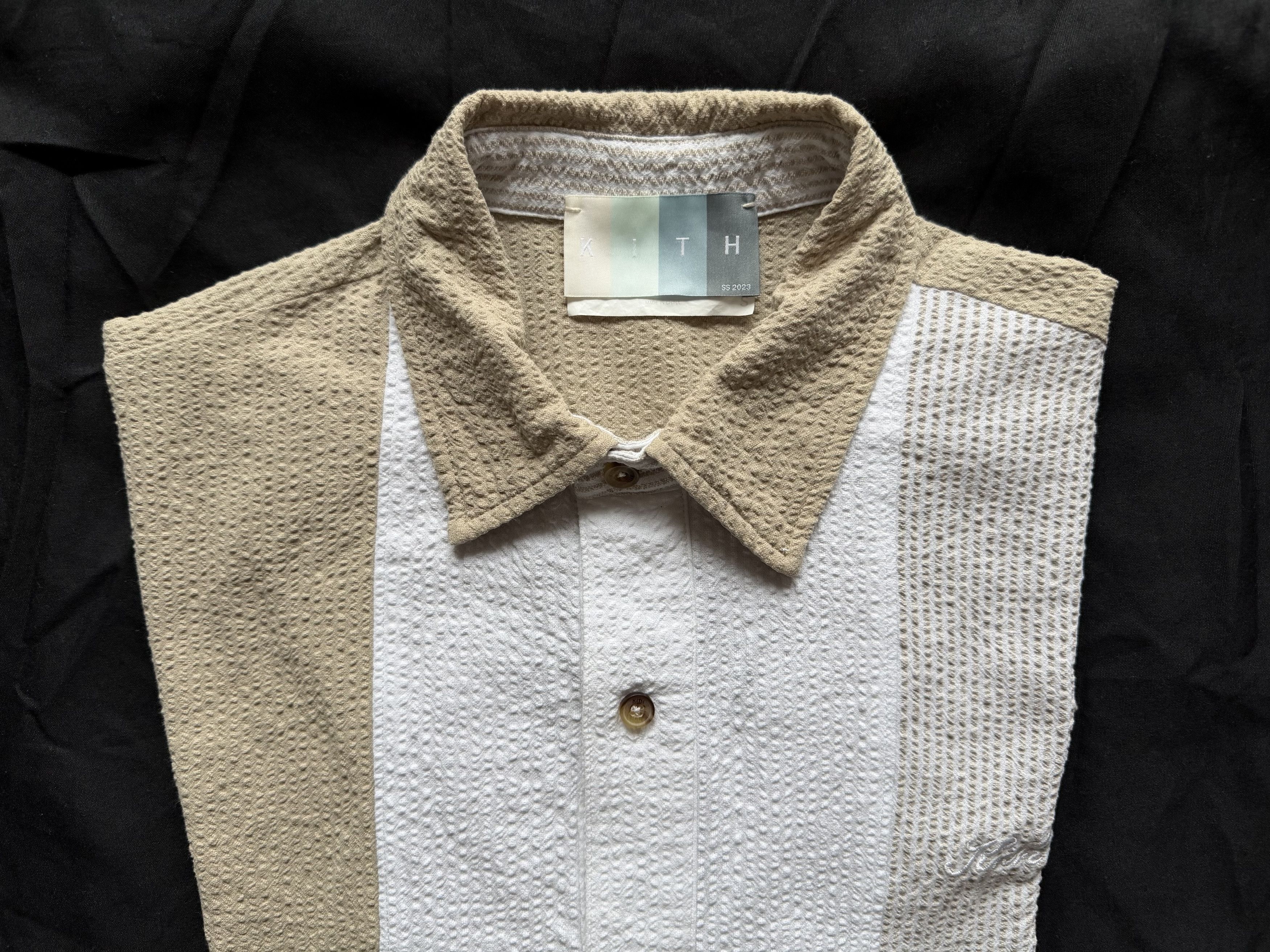 Kith Kith Vista Seersucker Paneled Button-down ‘Canvas’ Size US S / EU 44-46 / 1 - 3 Thumbnail