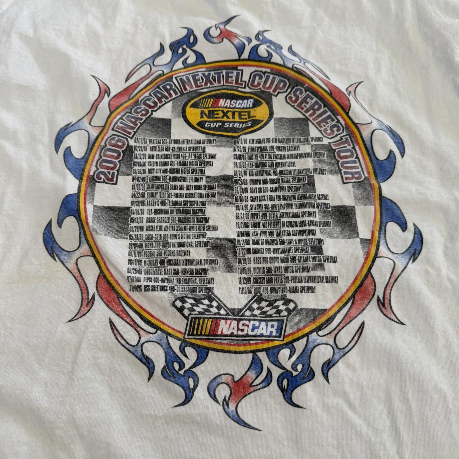 Jerzees Vintage Y2K NASCAR Las Vegas Racing Shirt Size US L / EU 52-54 / 3 - 3 Thumbnail
