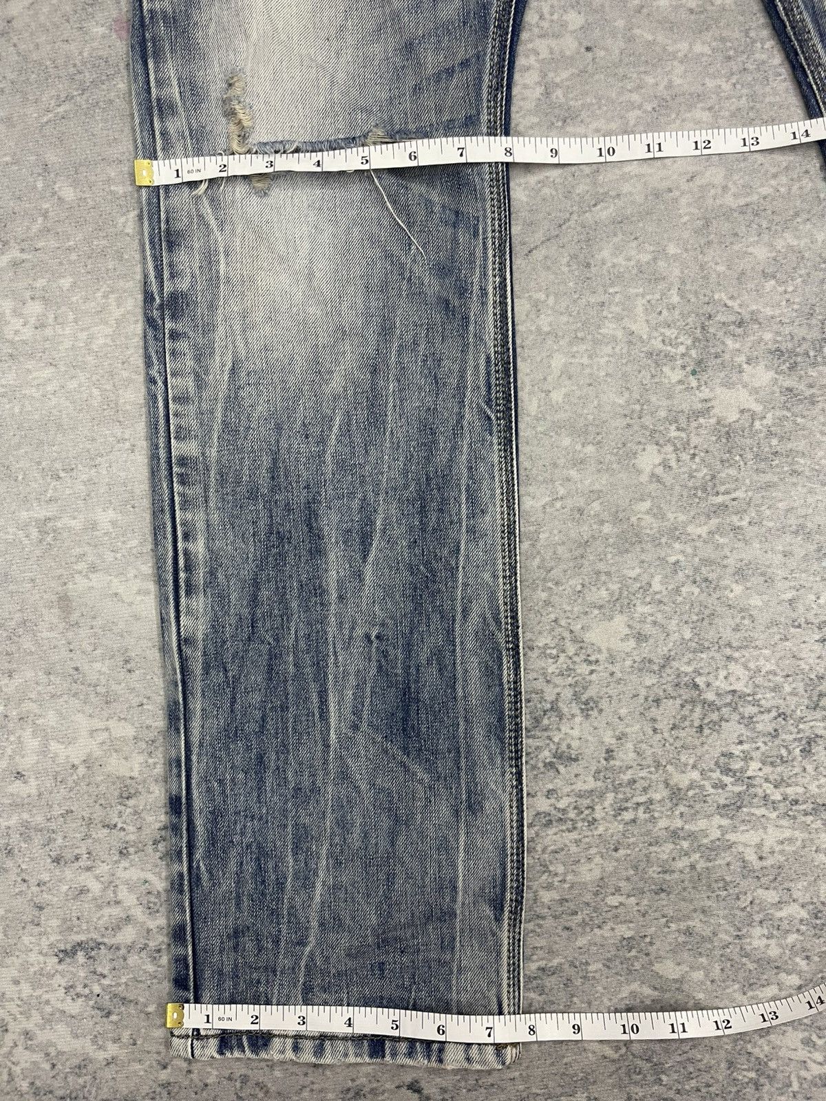 Diesel Diesel Krooley 0813Z Regular Slim-Carrot Distressed Jeans Size US 30 / EU 46 - 20 Thumbnail
