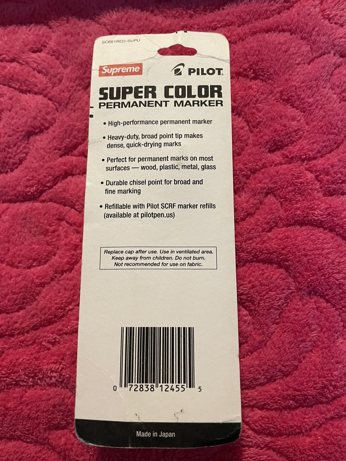 Supreme Pilot Supreme Permanent Marker Red Size ONE SIZE - 2 Thumbnail