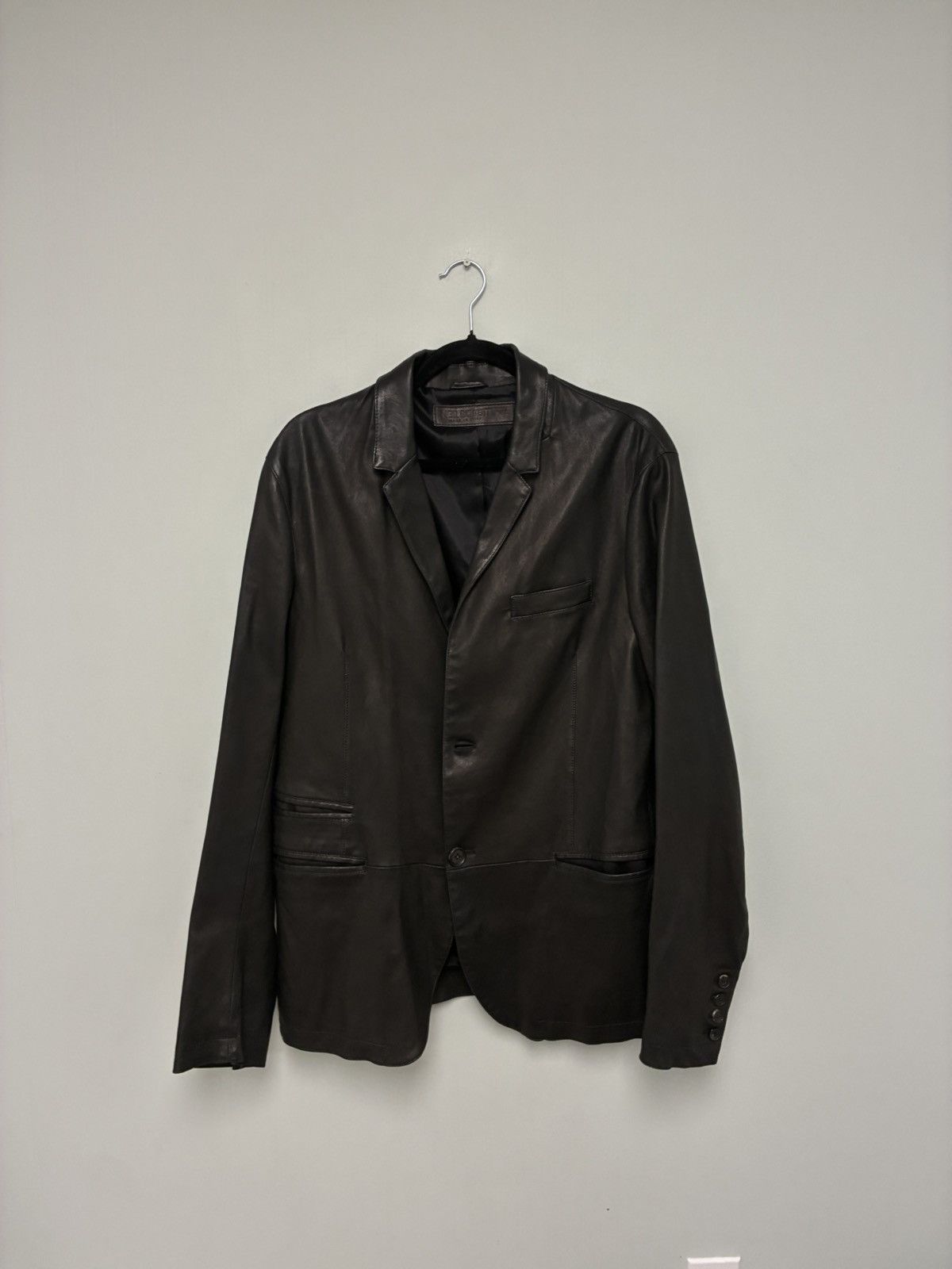 Neil Barrett Black Leather Jacket Size XL Size US XL / EU 56 / 4 - 4 Thumbnail