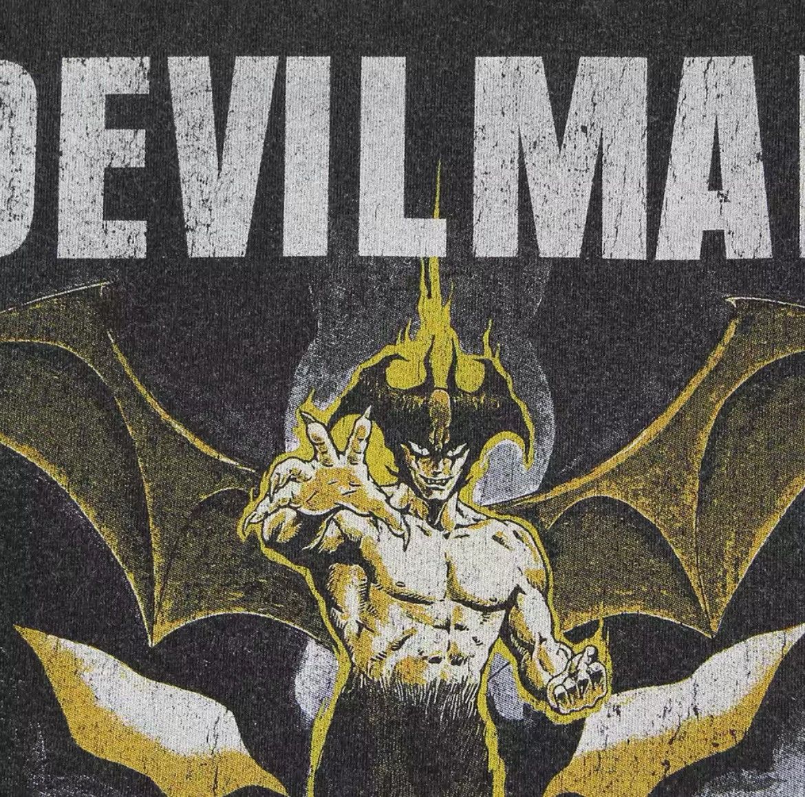 Japanese Brand × Vintage Devilman Graphic Printed Cotton Tshirt Size US S / EU 44-46 / 1 - 3 Thumbnail