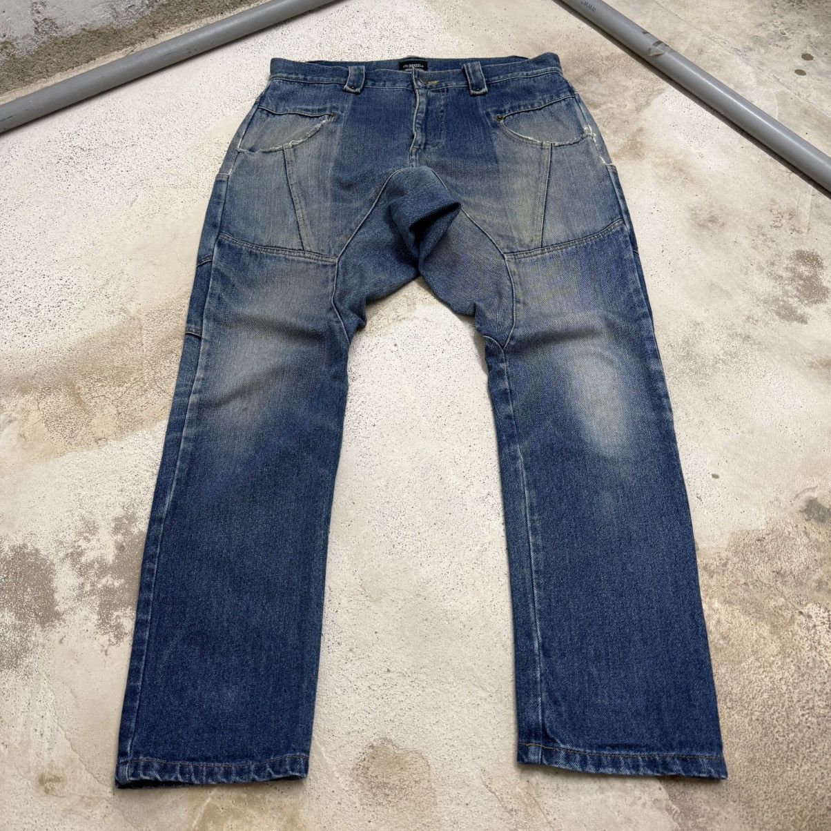 Japanese Brand Speed Orange Extra Rise Denim Pants Size US 34 / EU 50 - 3 Thumbnail