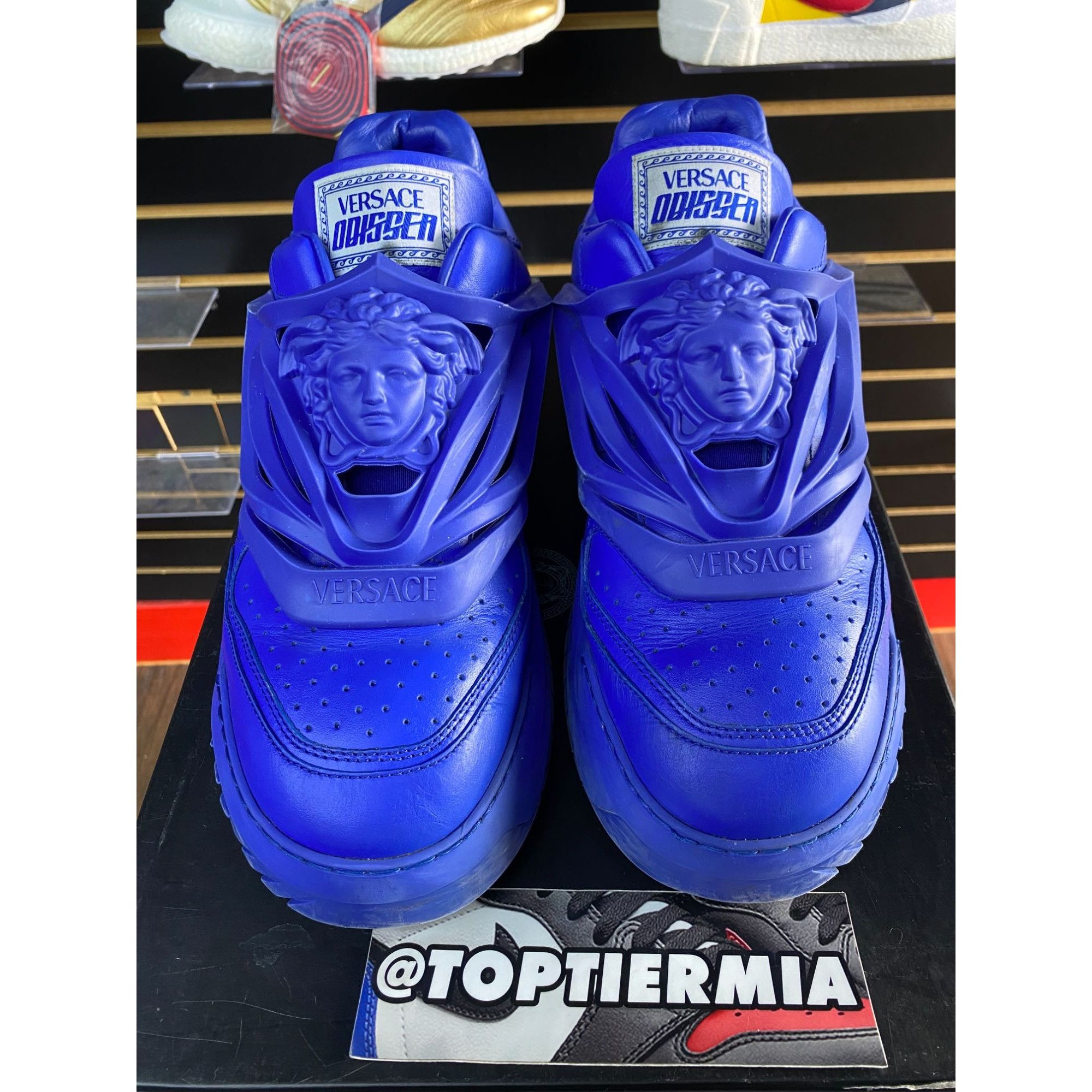 Versace VERSACE ODISSCA BLUE SZ 12 Size US 12 / EU 45 - 2 Thumbnail