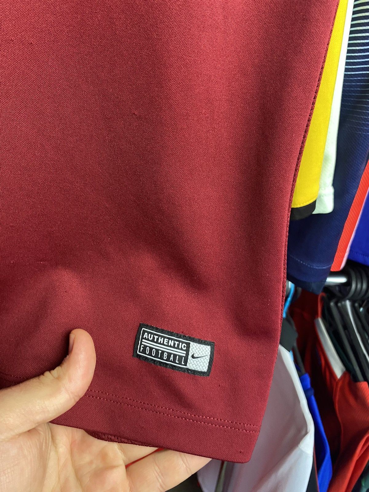Nike 2014/15 NIKE AC ROMA TRAINING SOCCER FOOTBALL JERSEY SHIRT Size US S / EU 44-46 / 1 - 9 Thumbnail