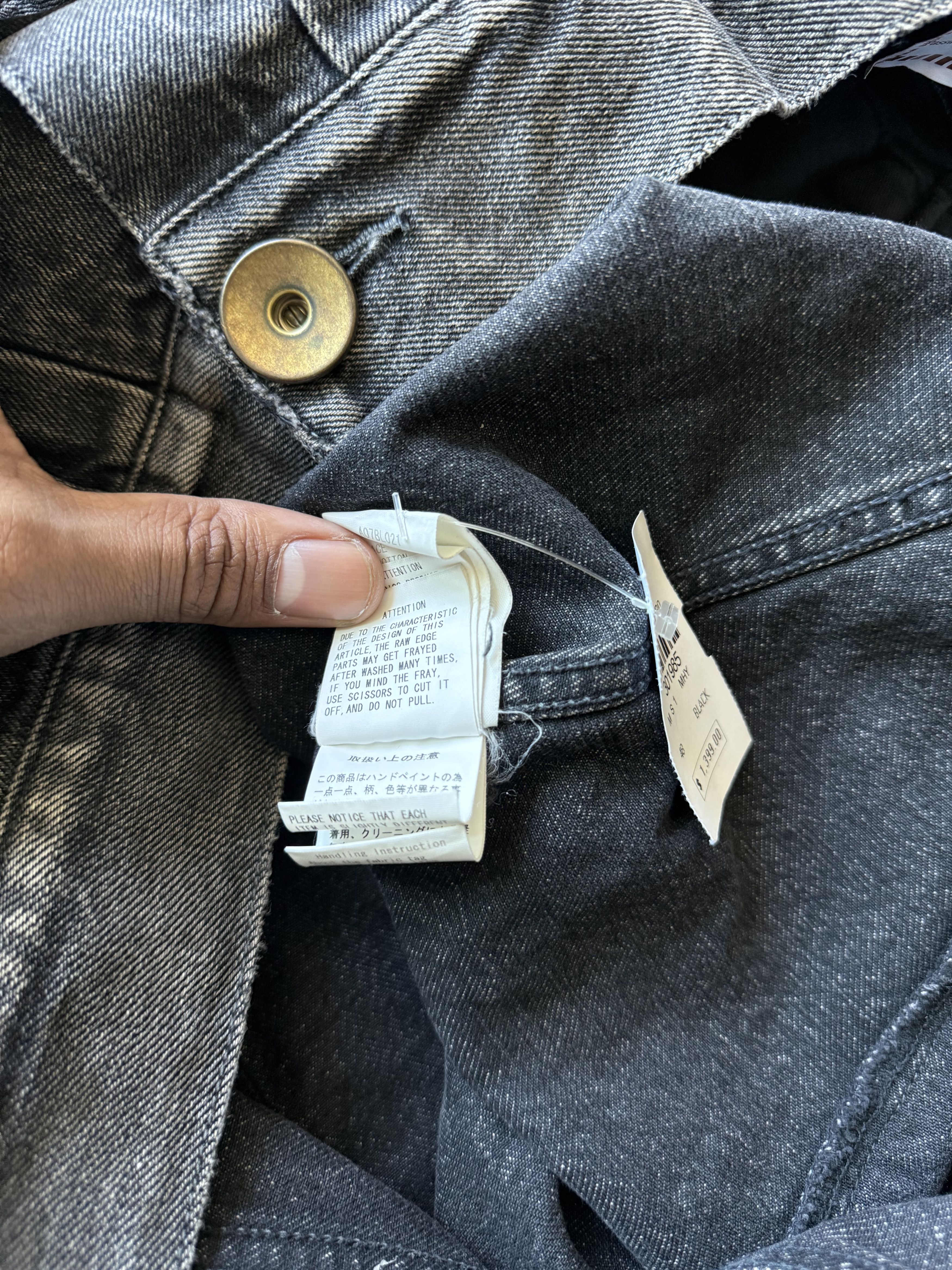 Maison MIHARA YASUHIRO MMY Denim Trucker Size US M / EU 48-50 / 2 - 10 Thumbnail
