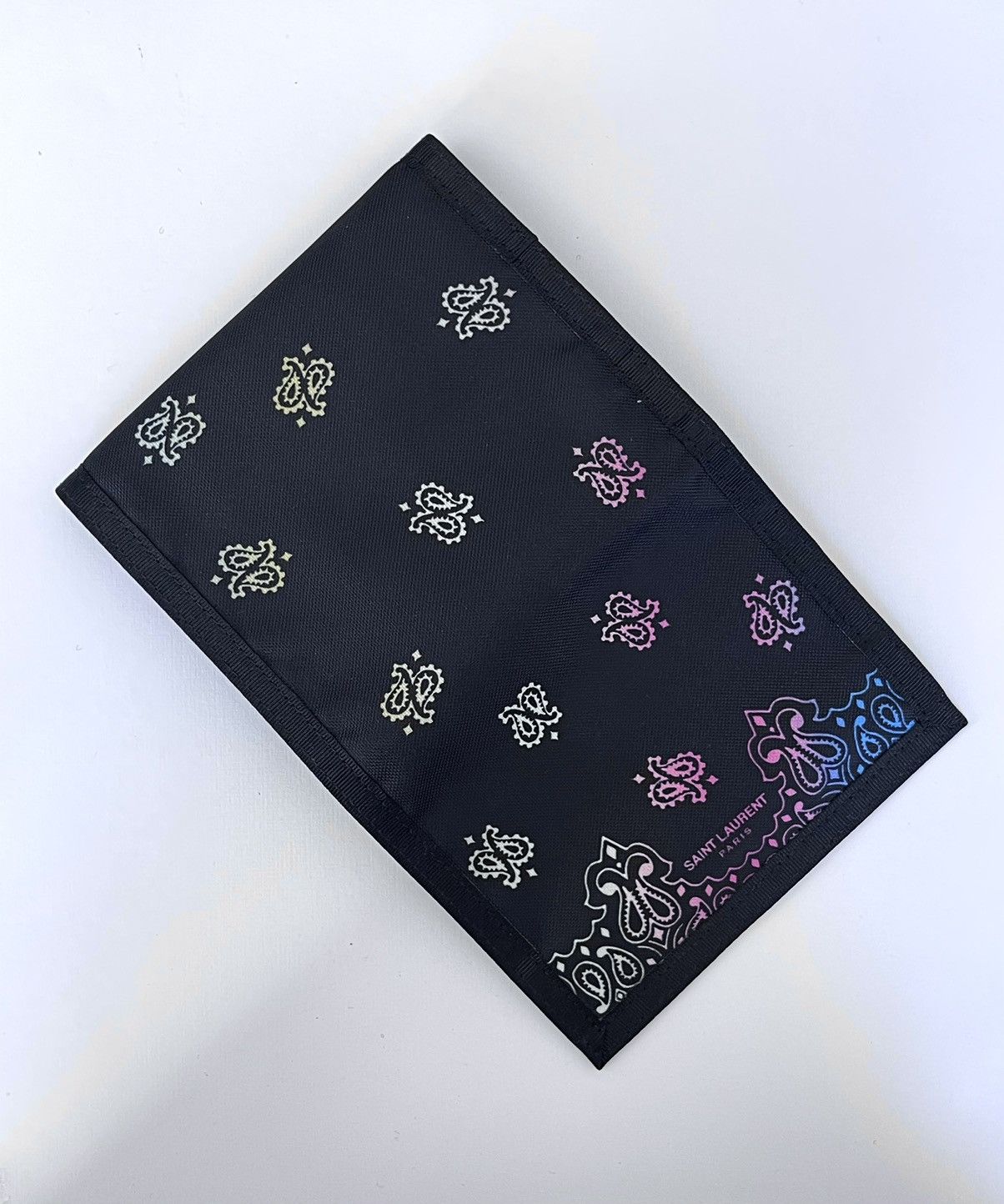 Saint Laurent Paris Saint Laurent Paris YSL Bandana Cardholder Wallet Size ONE SIZE - 3 Thumbnail