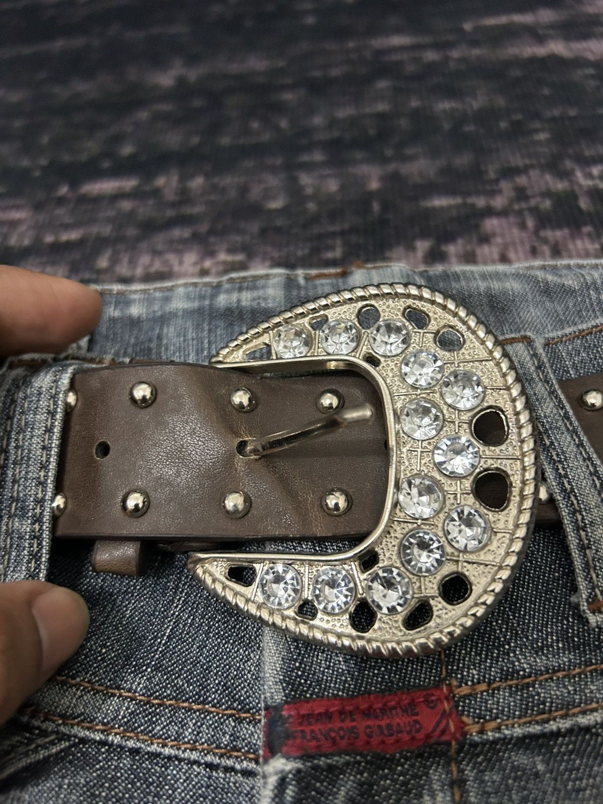 Marithe + Francois Girbaud Vintage Washed Marithe Feancois Girbaud Flare Jeans Size US 27 - 11 Thumbnail
