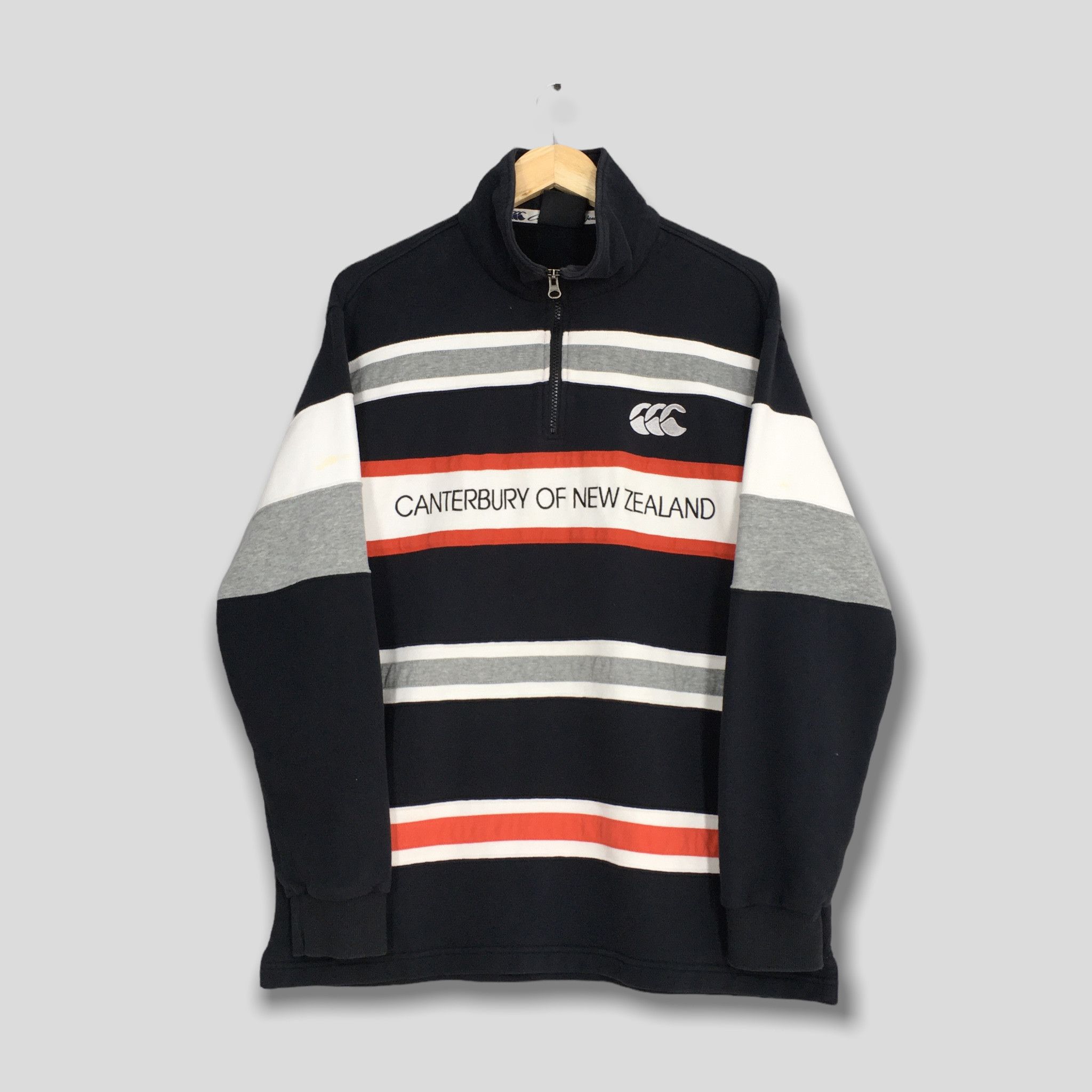image of Canterbury Of New Zealand x Vintage Canterbury Rugby Sweater Large in Striped, Men's