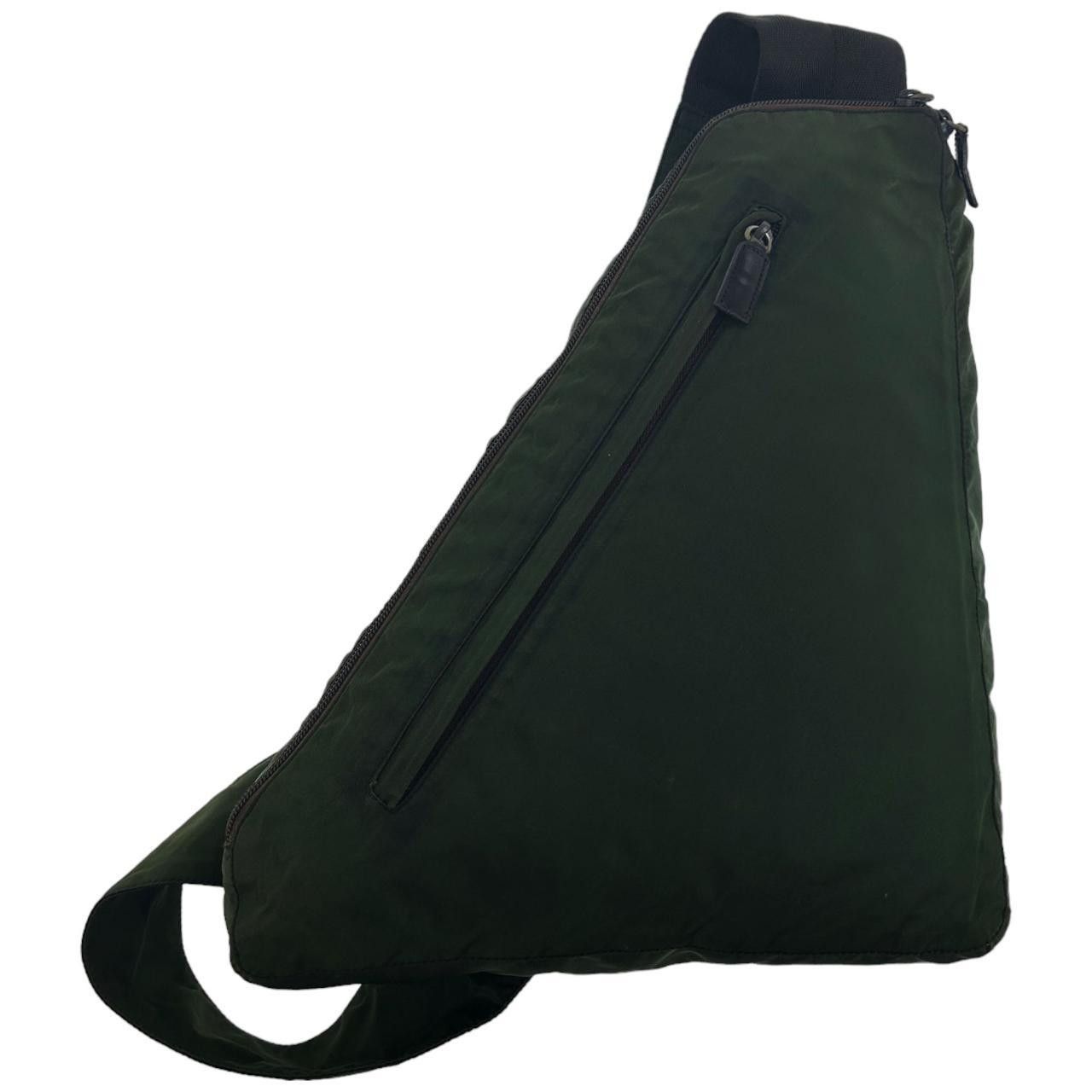 image of Vintage Prada Sling Bag in Green, Men's