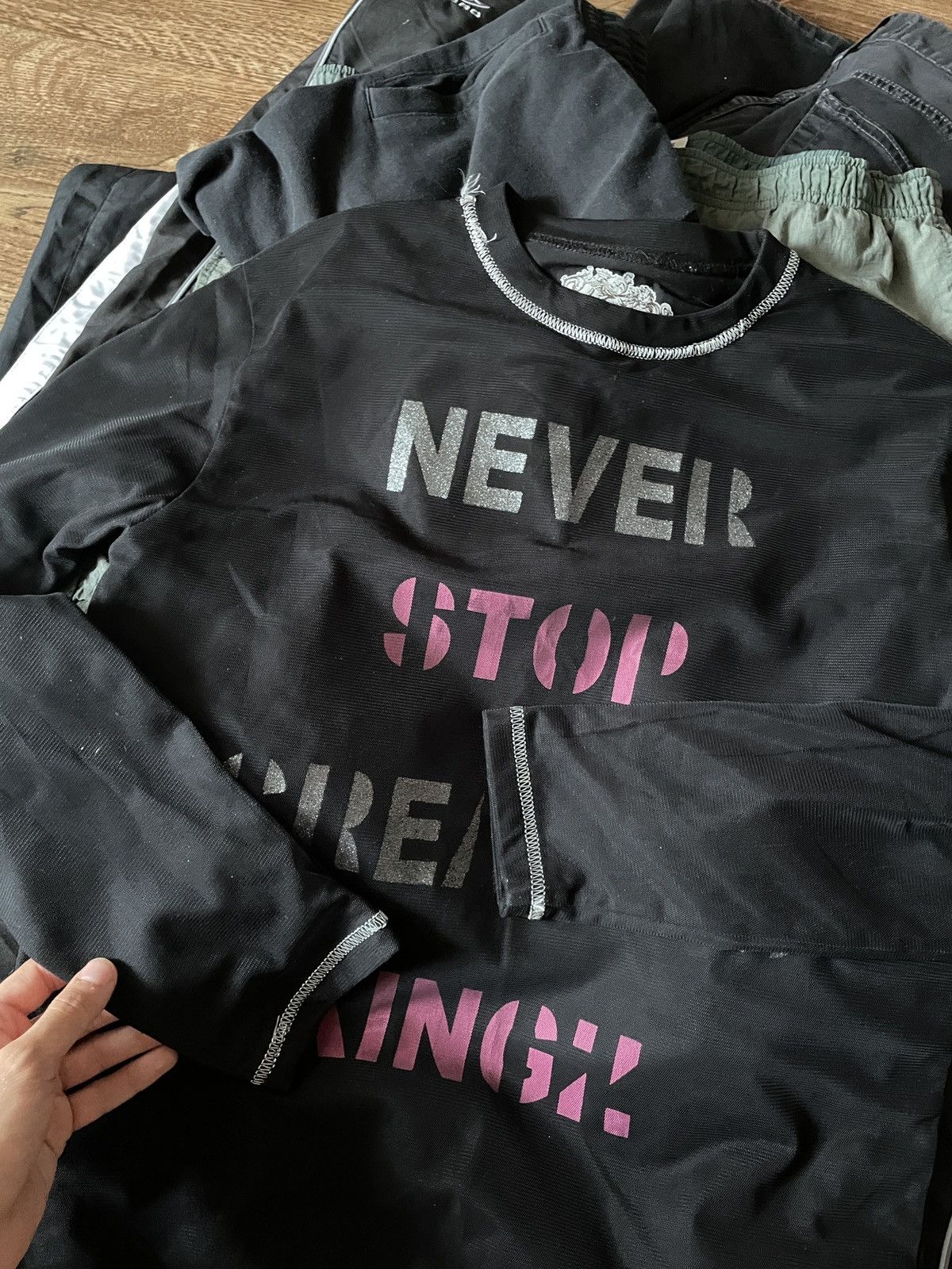 14th Addiction Sex…LGB Y2K IfSixWasNine Style Girl longsleeve Japan Fit Size US M / EU 48-50 / 2 - 4 Thumbnail