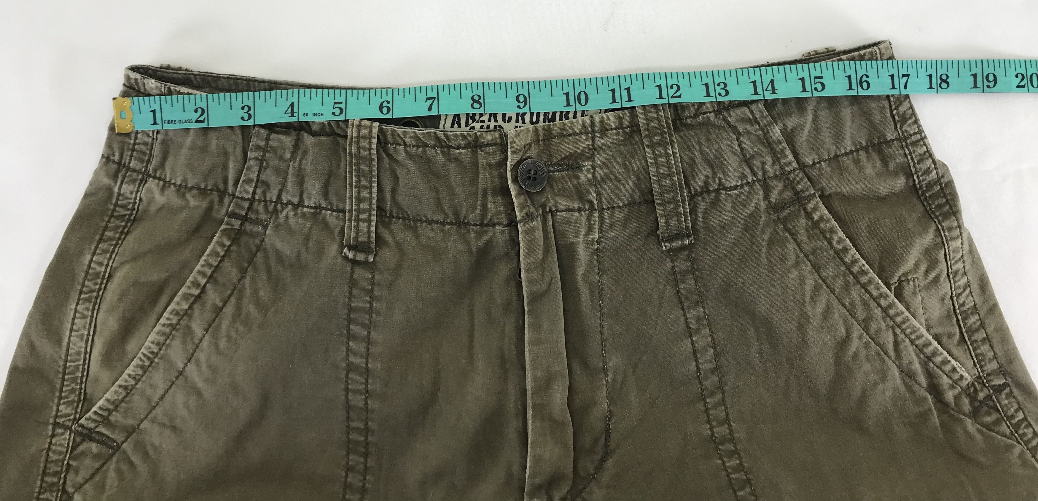 Abercrombie & Fitch Vintage Abercrombie & Fitch Cargo Zipper Wide Leg Pants Size US 33 - 19 Thumbnail