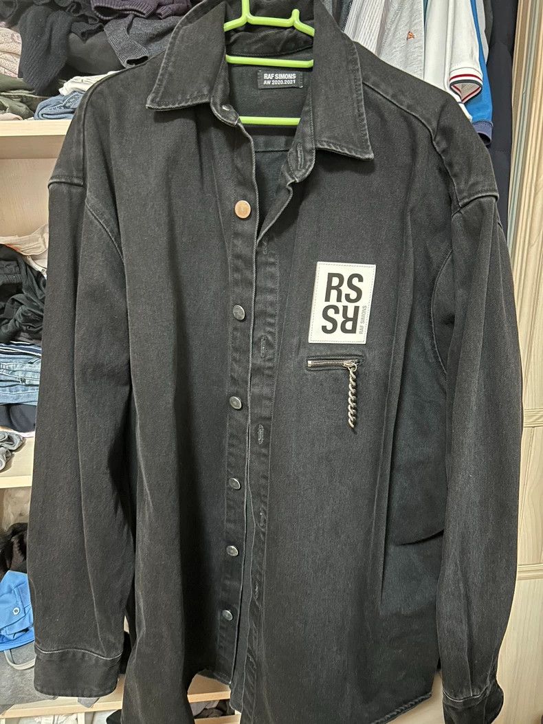 Raf Simons Raf simons Aw20/21 black chain silhouette jacket Size US S / EU 44-46 / 1 - 1 Thumbnail