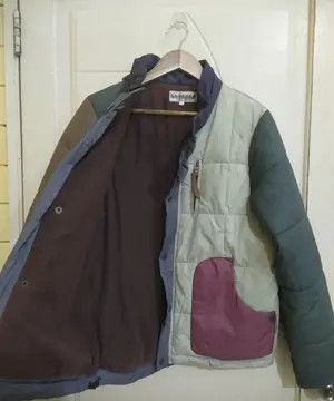 Japanese Brand Corisco Japan Colourblock Quilted Jacket Size US M / EU 48-50 / 2 - 3 Thumbnail