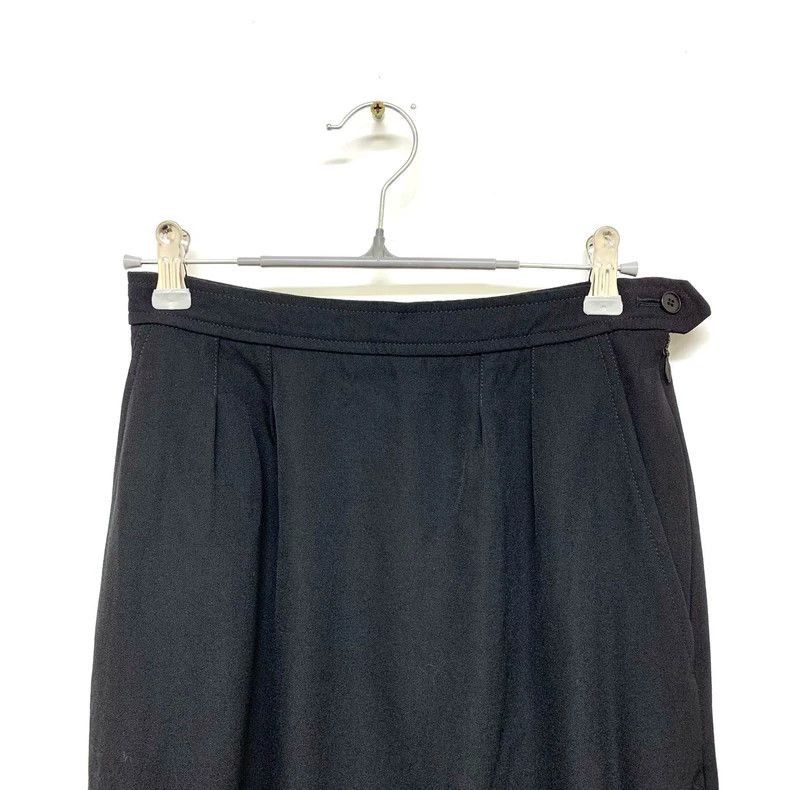 Yves Saint Laurent YSL Black Bodycon Skirt Size 36-2506 Size 35" - 5 Thumbnail