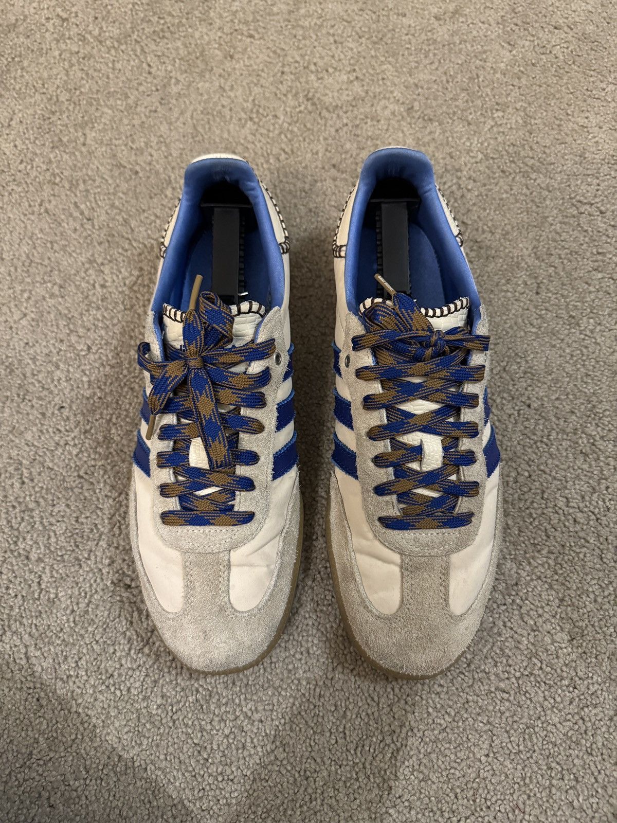 Adidas × Wales Bonner Adidas Samba x Wales Bonner Nylon Wonder Clay Royal Blue Size US 10 / EU 43 - 2 Thumbnail