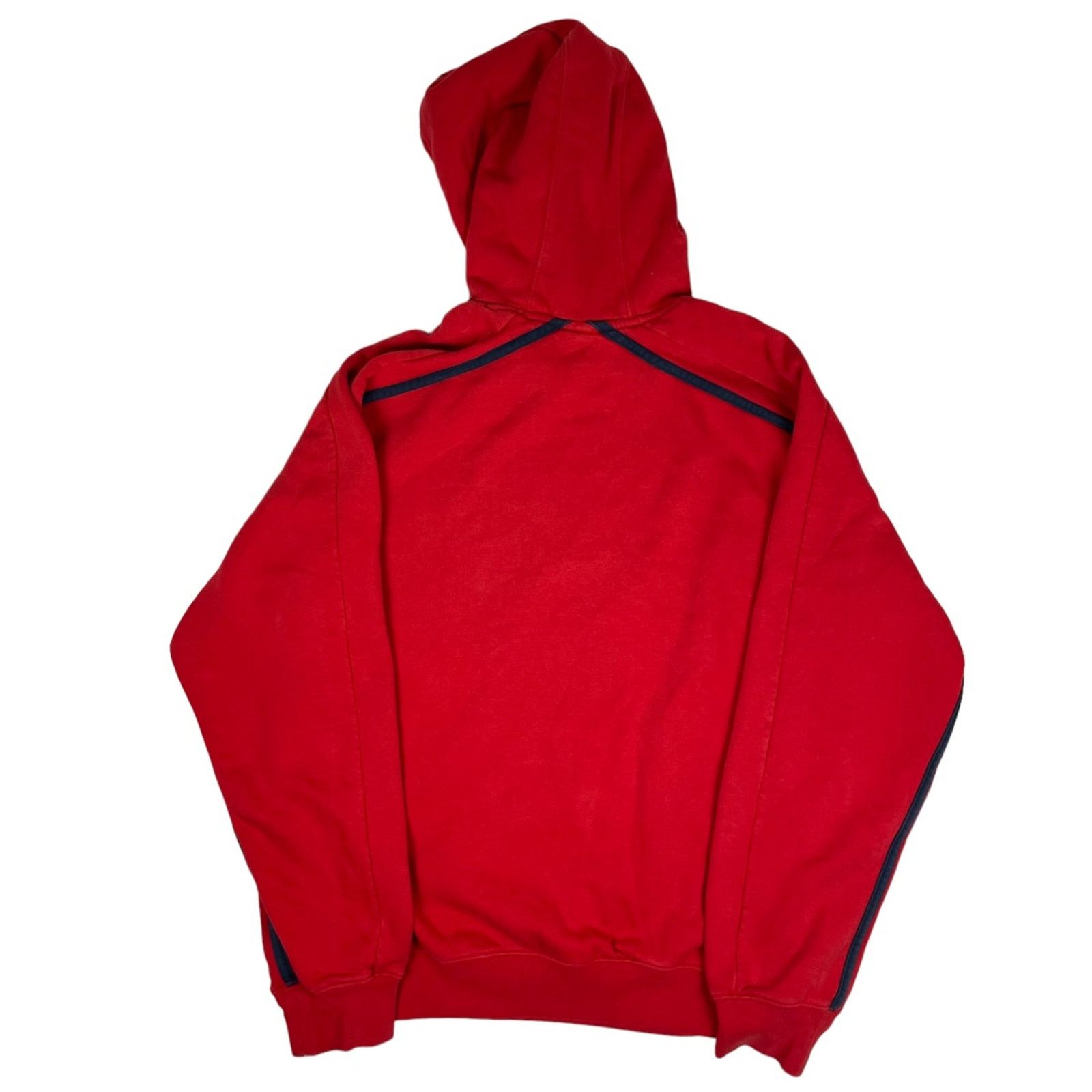 Nike × Vintage Vintage Nike Spellout Hoodie Sweatshirt Size S Red 00s Size US S / EU 44-46 / 1 - 9 Thumbnail