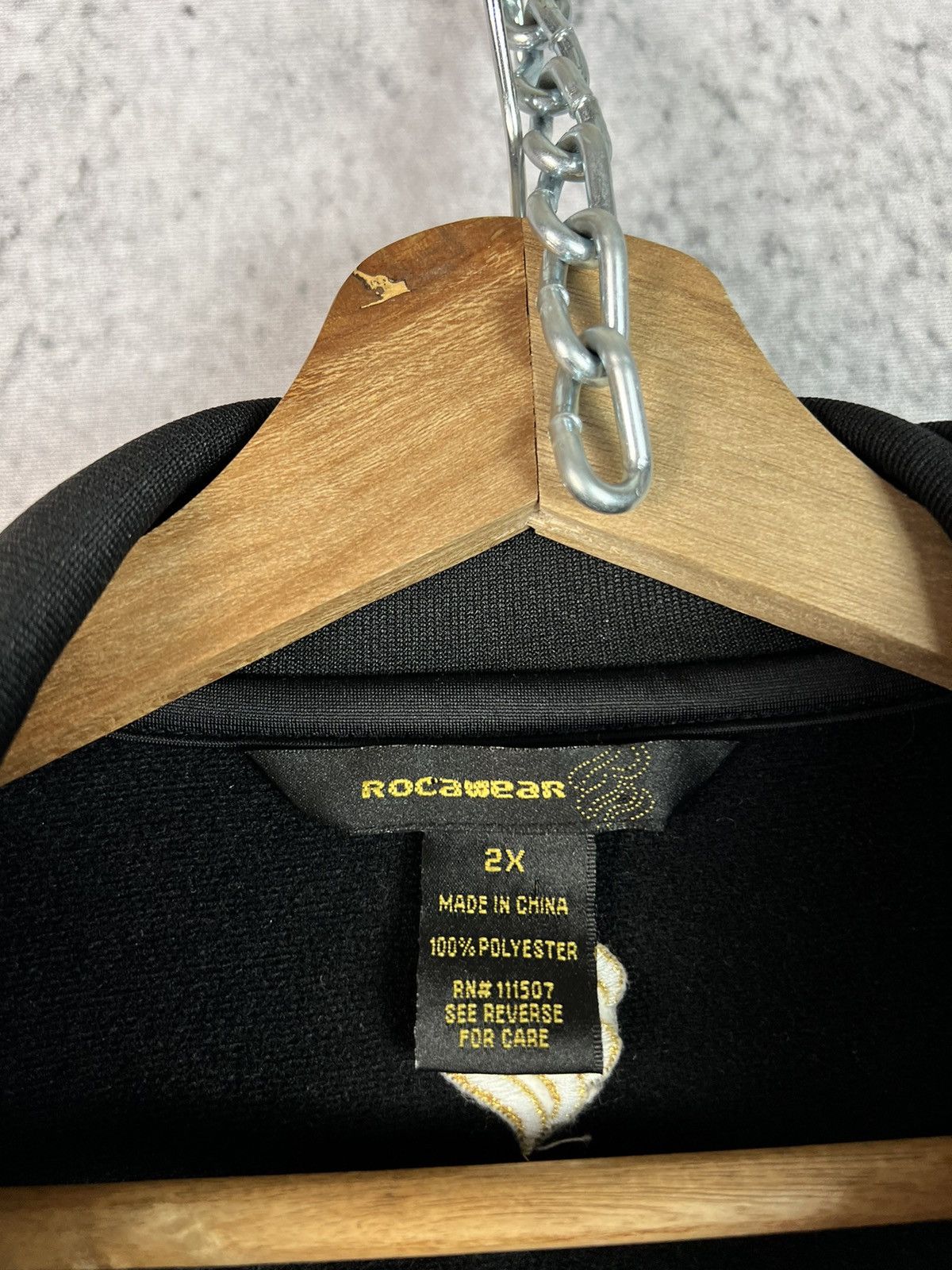 Rocawear Rocawear Vintage Y2K Spellout Boxy track jacket Zip Hype Size US XL / EU 56 / 4 - 3 Thumbnail