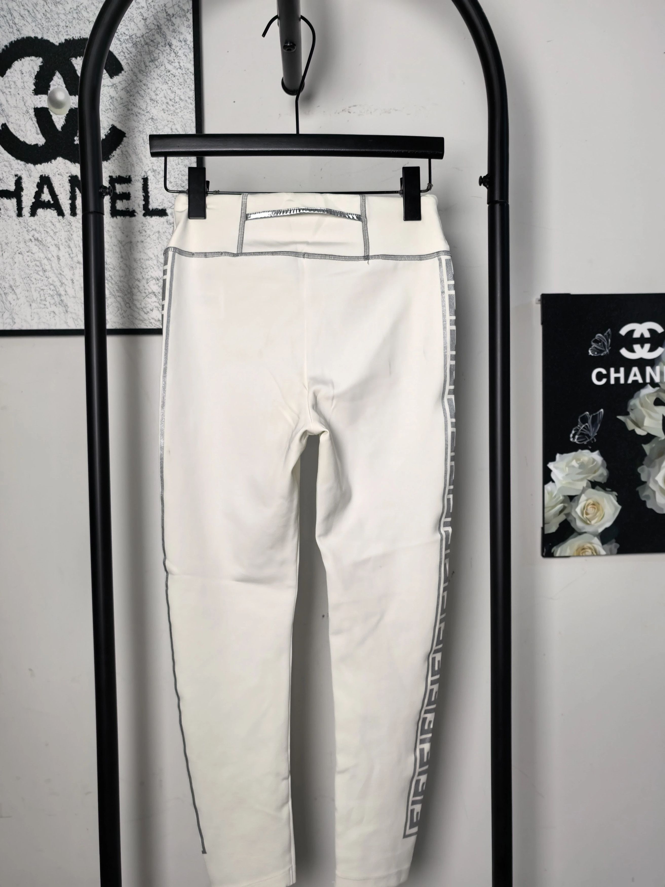 Fendi Fendi Logo Tape Pants 98 New Size 27" / US 4 / IT 40 - 2 Thumbnail