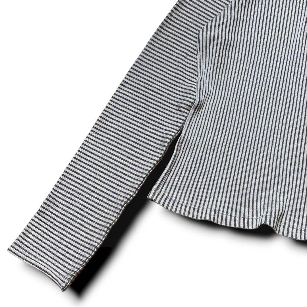 Jean Paul Gaultier Jean Paul Gaultier Y2K Archive Half-Zip Knit, Silver Size US L / EU 52-54 / 3 - 4 Thumbnail