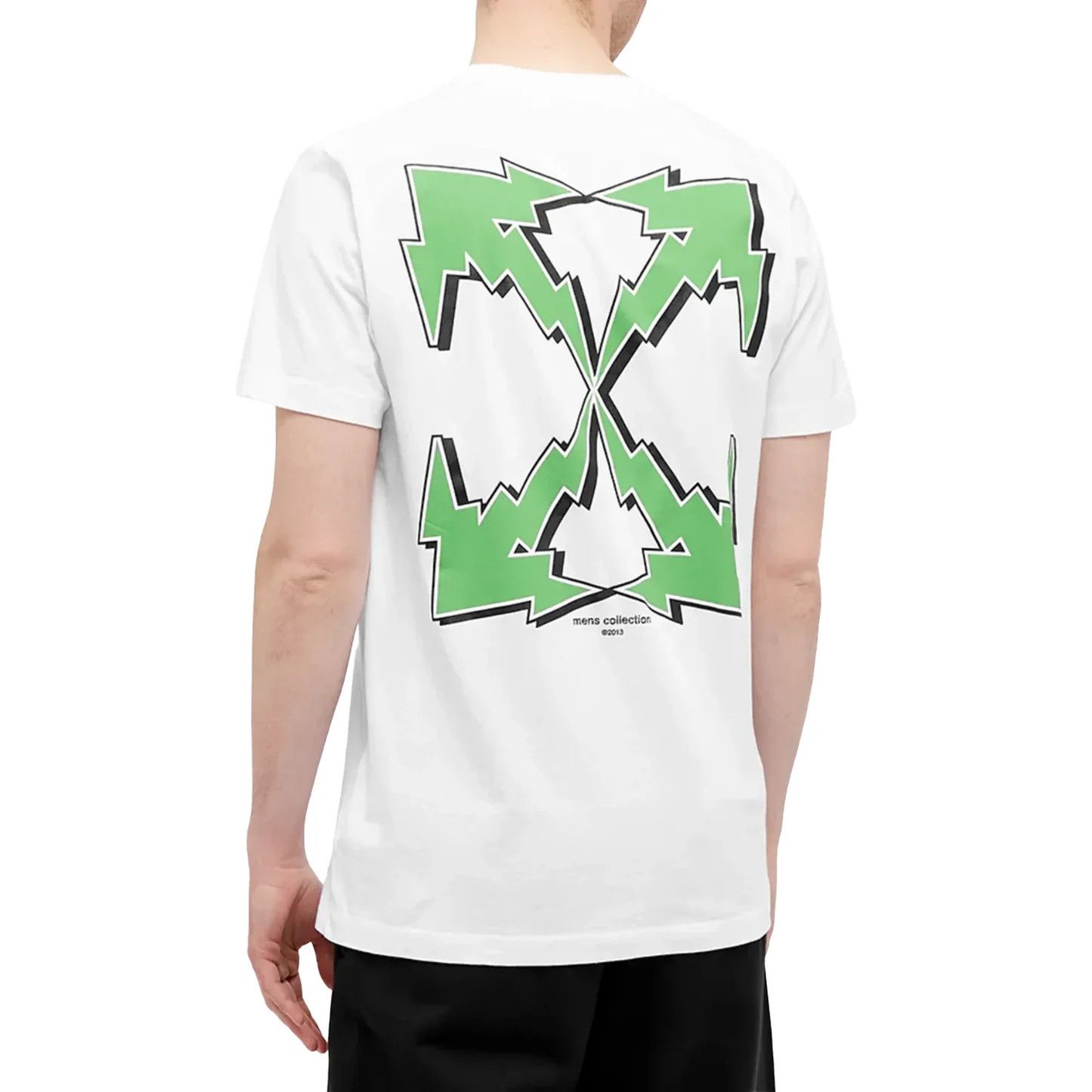 Off-White White Lighting Bolt Arrows Logo T-Shirt Size XS / US 0-2 / IT 36-38 - 2 Thumbnail