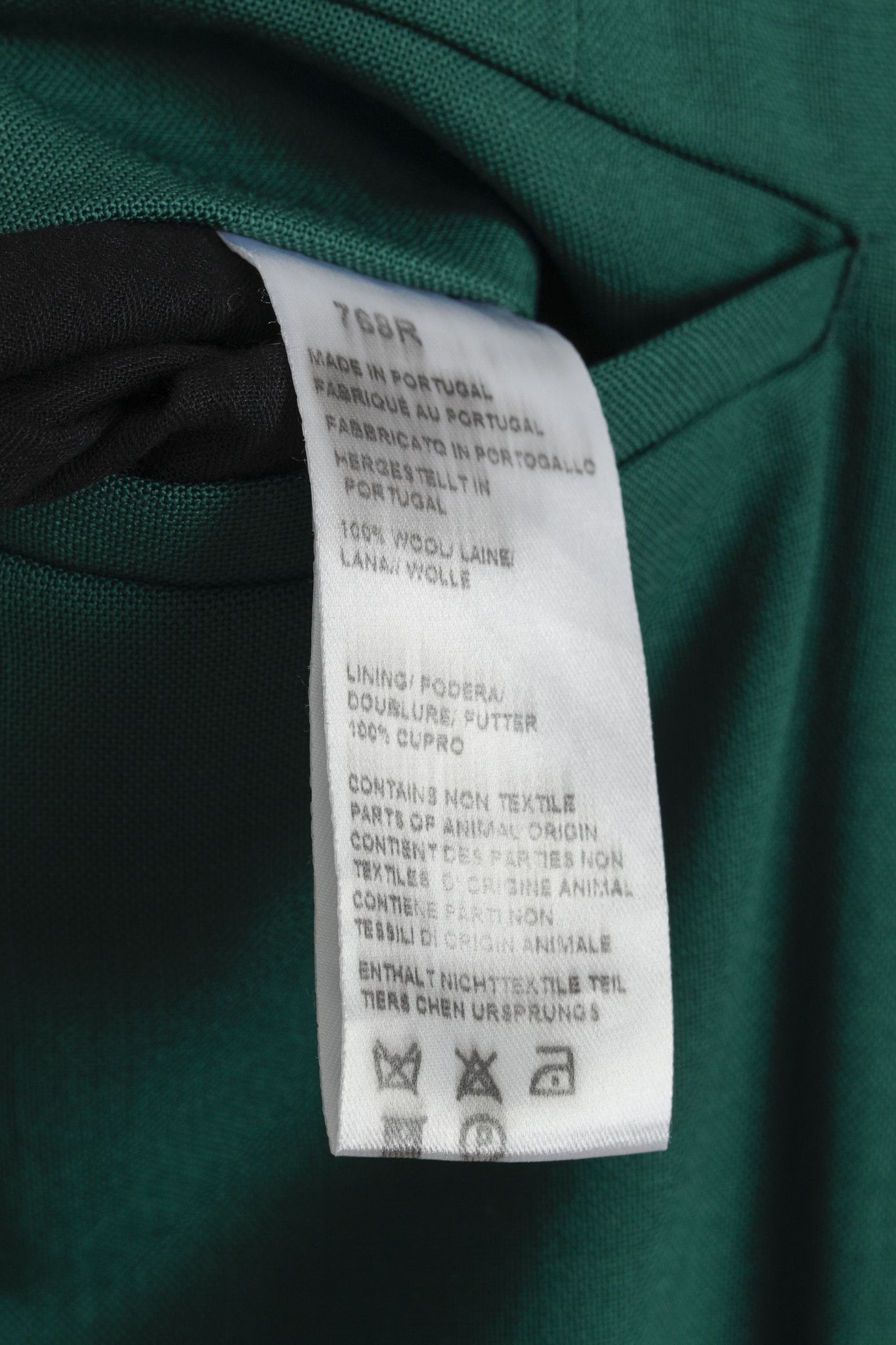 Paul Smith Paul Smith Green Wool Suiting Pant with Side Adjusters Size 38R - 9 Thumbnail
