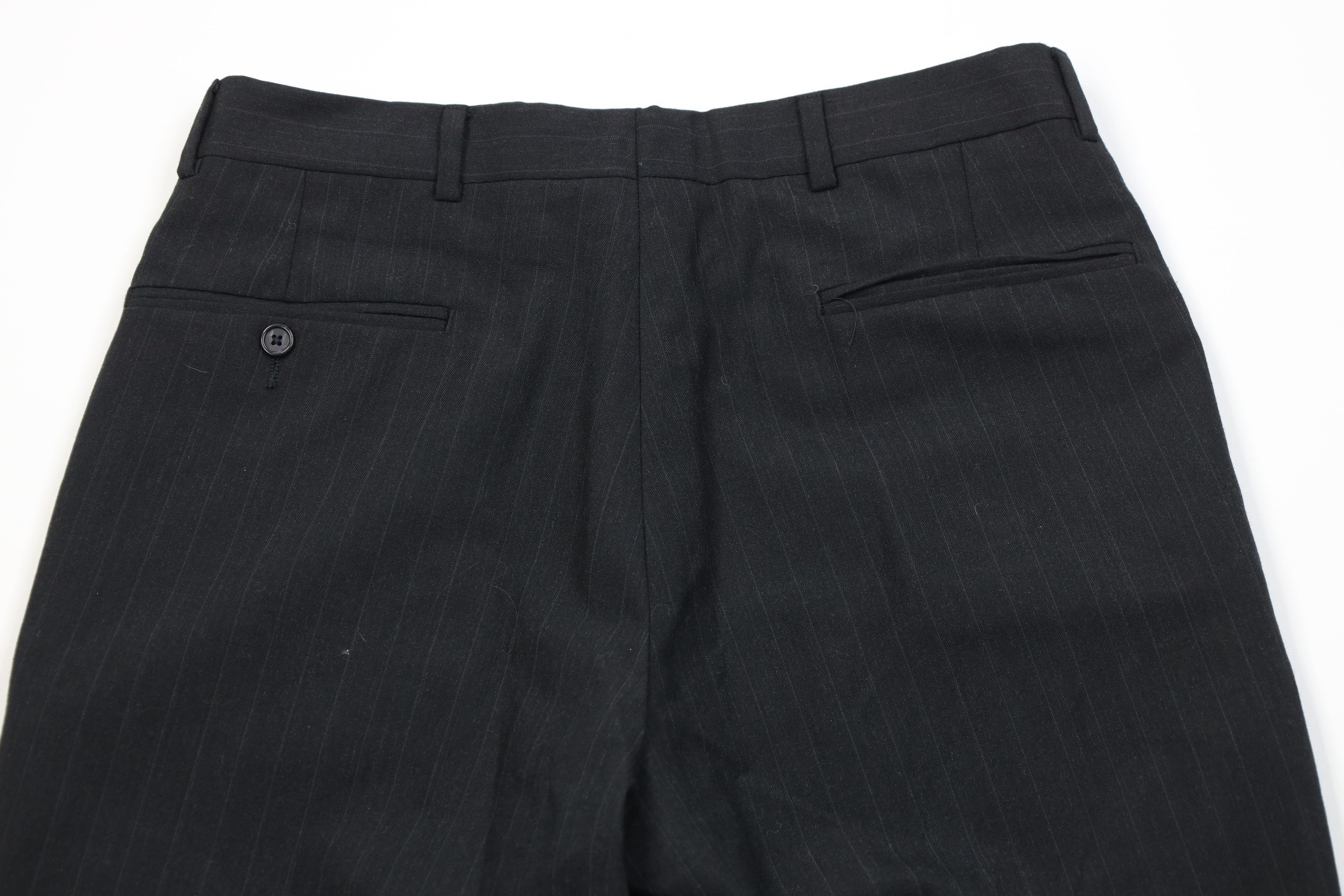 Vintage Vintage 90s Streetwear Knit Pinstriped Wide Leg Chino Pants Size US 32 / EU 48 - 10 Thumbnail