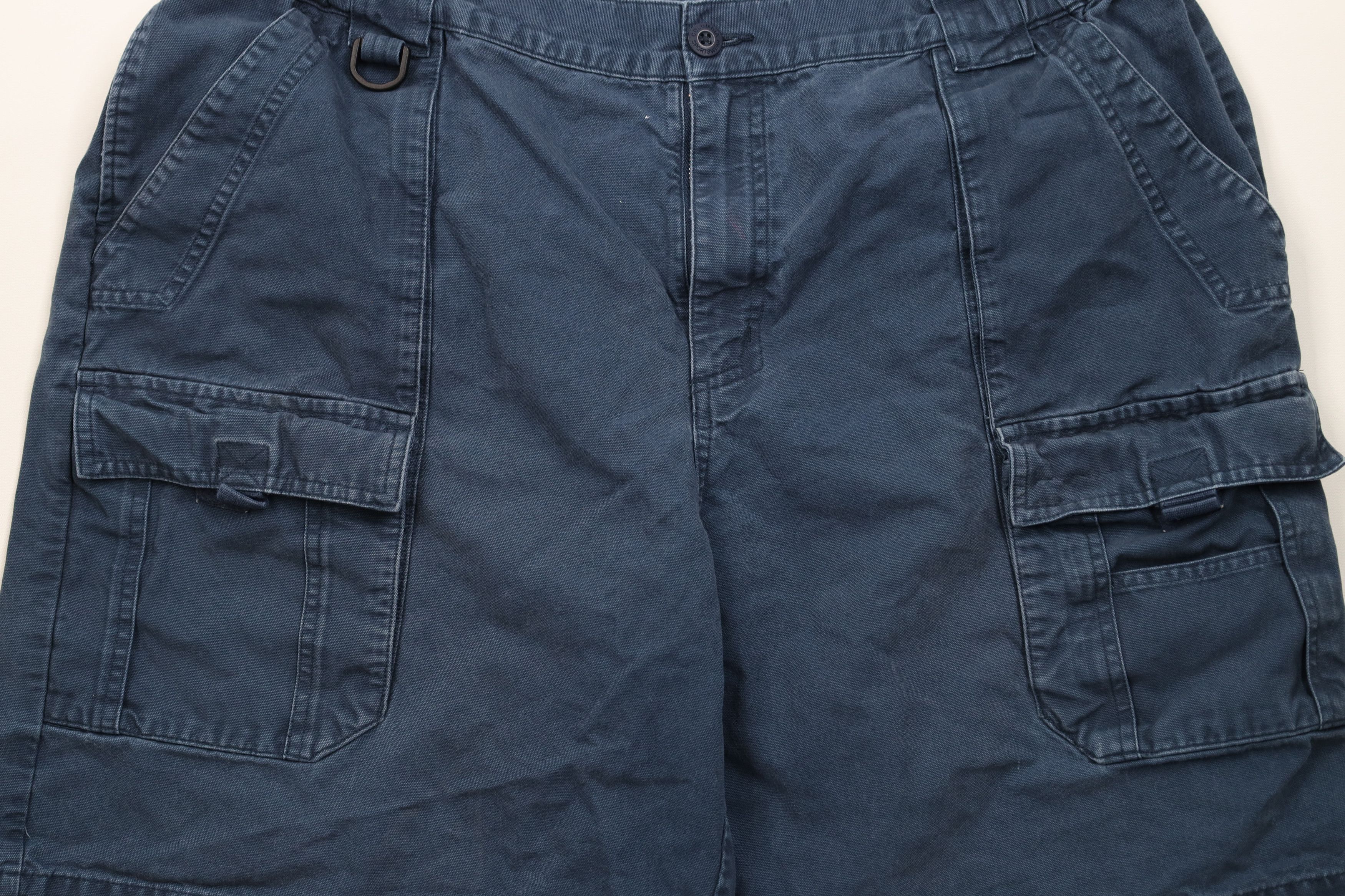 Columbia × Vintage Vintage Y2K Columbia Above Knee Canvas Cargo Shorts Cotton Size US 36 / EU 52 - 3 Thumbnail