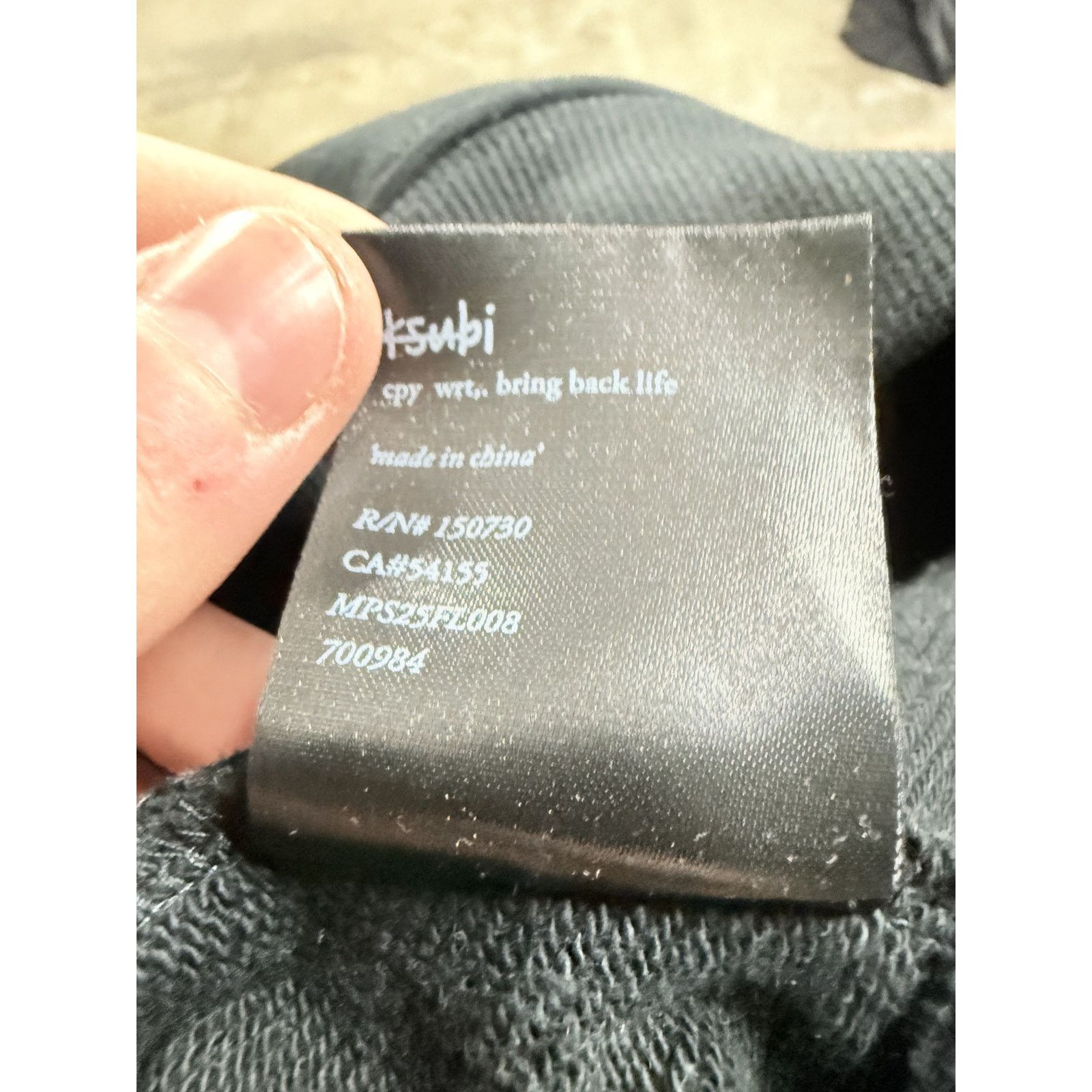 Ksubi Ksubi Hoodie Black Tonal Used XS Size US XS / EU 42 / 0 - 4 Thumbnail