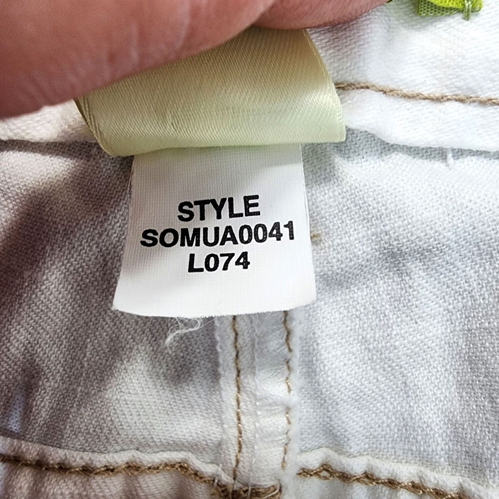 Denime Sigrid Olsen Womens Jeans Size 14 White Stretch Denim Jeans Capsule Minimalist 14 White Jeans Womens Mens Size 36" / US 14 / IT 50 - 4 Thumbnail