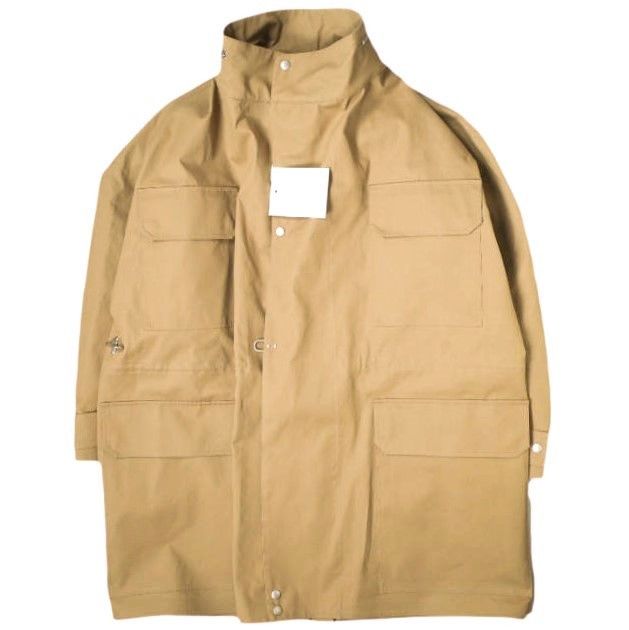 Other Other Hed Mayner WATERPROOF RAGLAN PARKA Cotton Blend Coat Textile Outerwear HM00O35 DUTY FREE for USA Size ONE SIZE - 1 Thumbnail