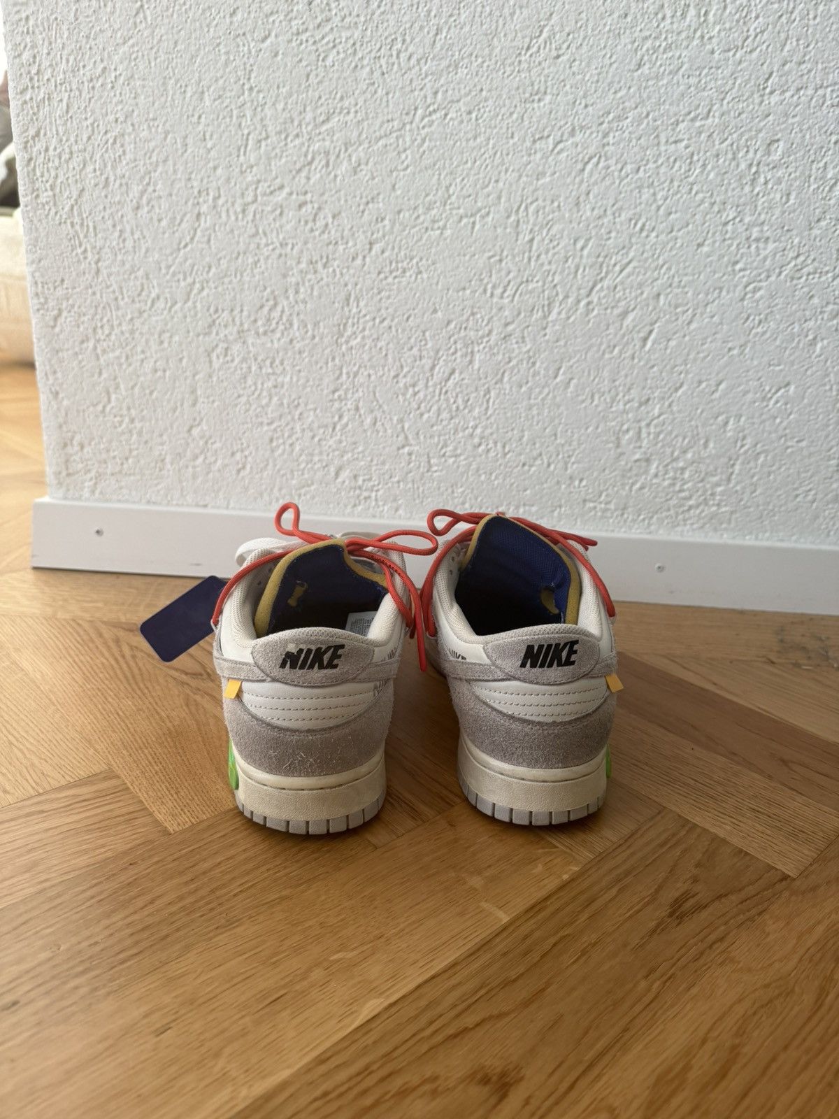 Nike × Off-White Nike x Off-White Dunk Low “Lot 13“ Size US 9.5 / EU 42-43 - 4 Thumbnail
