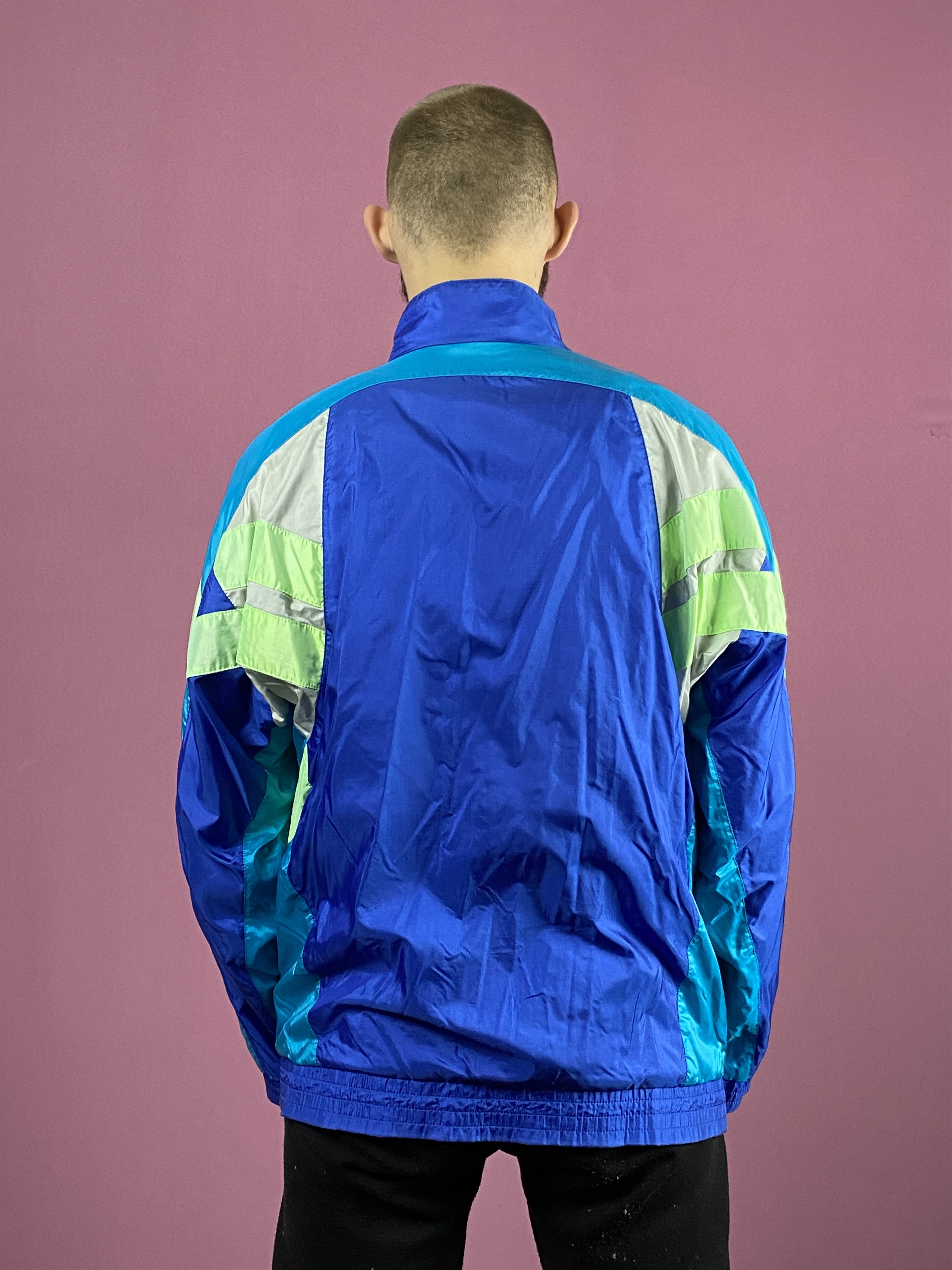 Adidas × Vintage 90s Adidas Vintage Men's Windbreaker Jacket - L Size US L / EU 52-54 / 3 - 3 Thumbnail