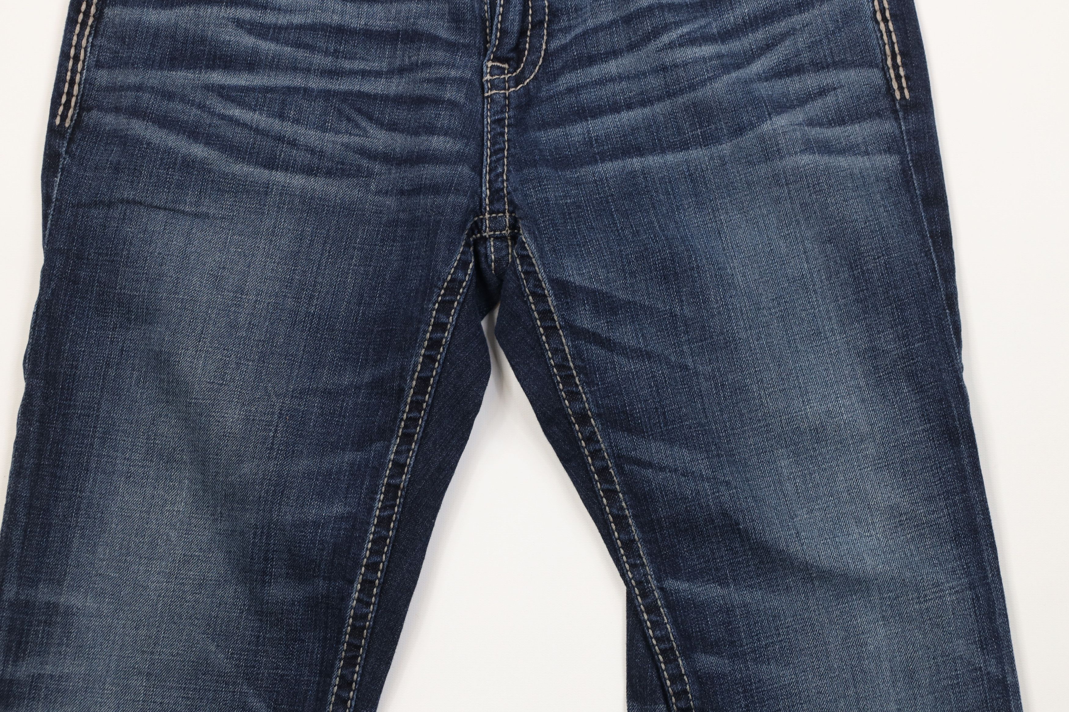 Vintage Buckle BKE Stitch Carter Bootcut Denim Jeans Stretch Blue Size US 33 - 3 Thumbnail